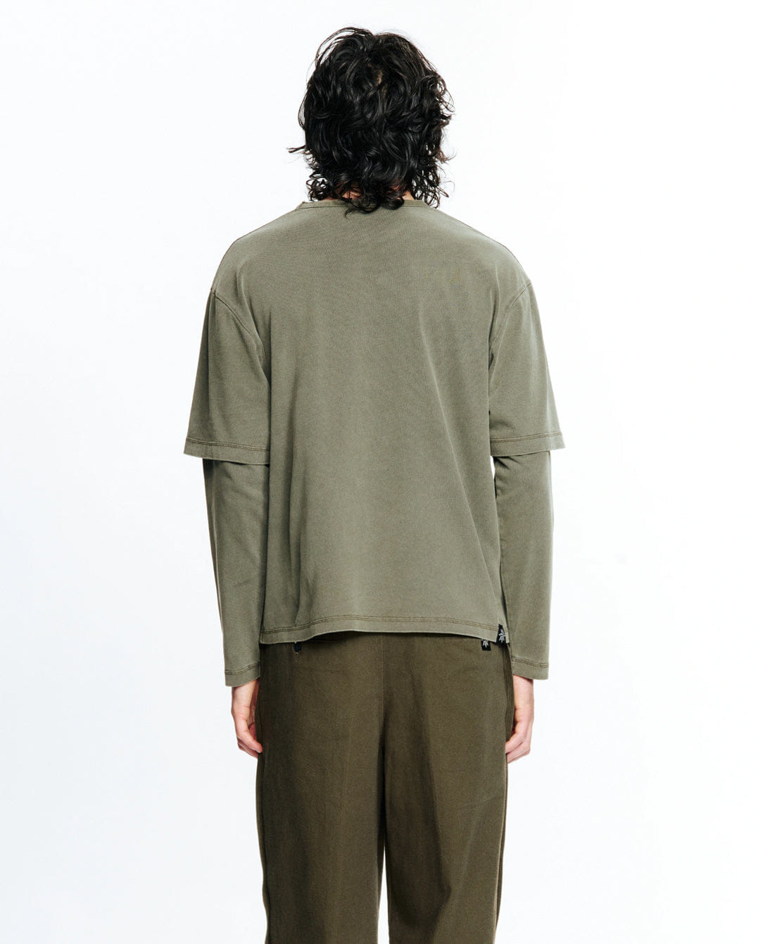 Beach Brains - Dream Layer LS T - Shirt - Fatigue