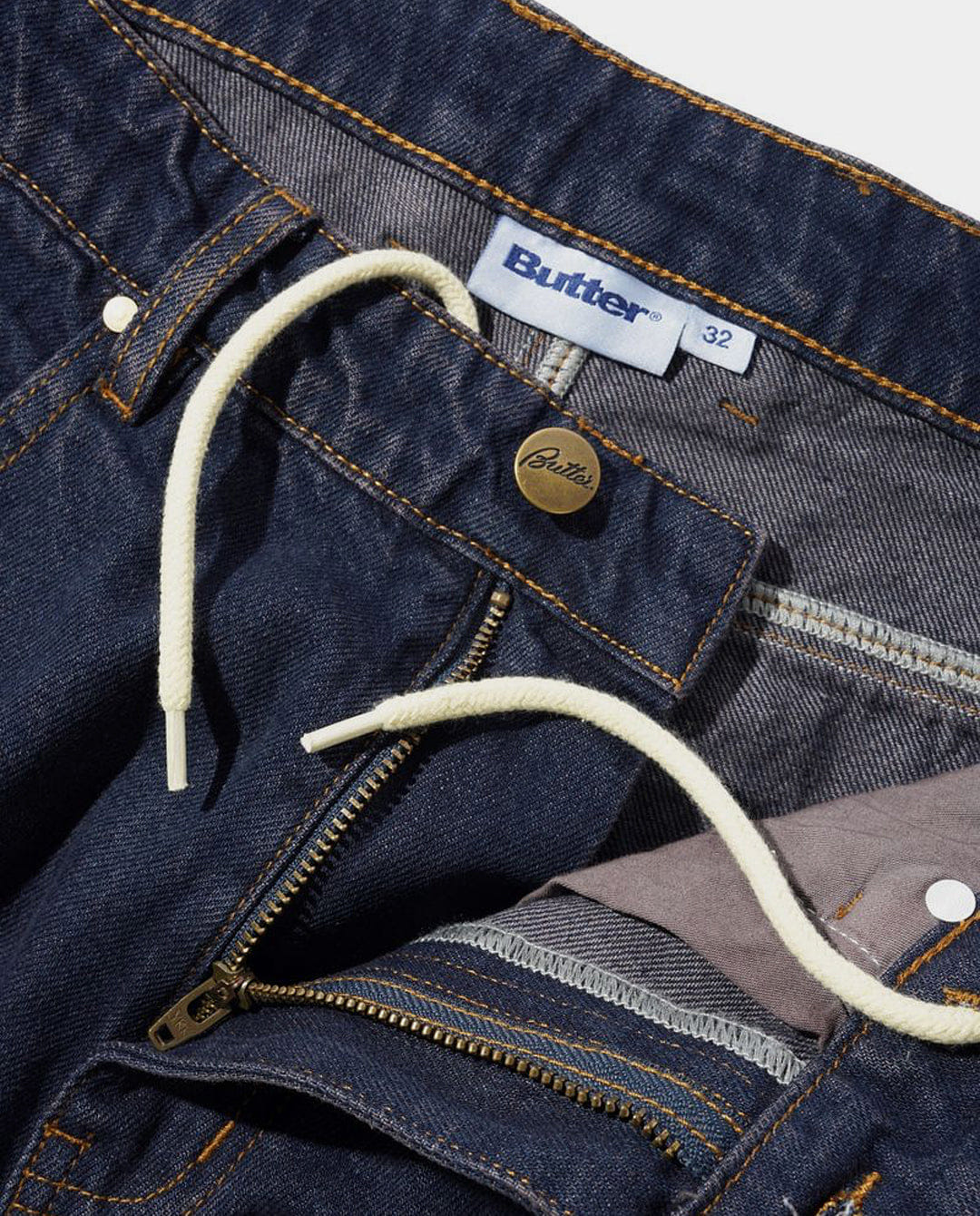Butter Goods - Wide Cut Denim Jeans - Tinted Black