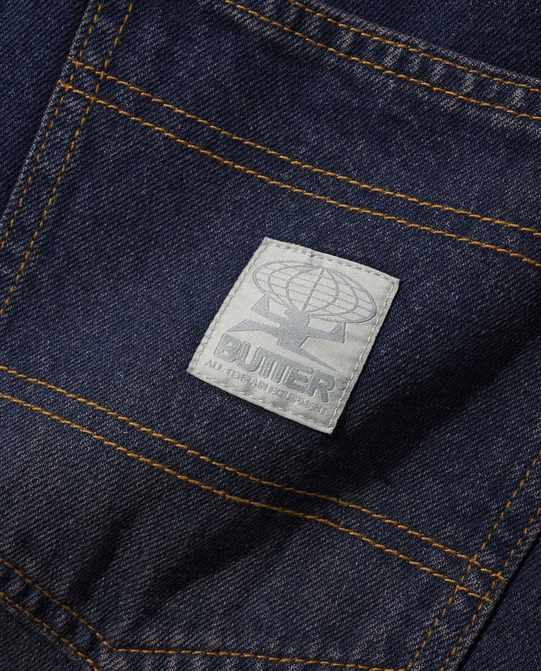 Butter Goods - Wide Cut Denim Jeans - Tinted Black
