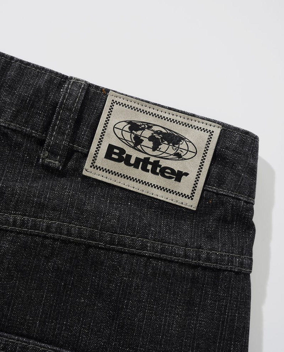 Butter Goods - Scorpion Stitch Denim Jeans - Slub Black