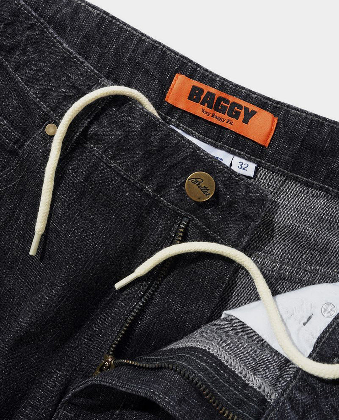 Butter Goods - Scorpion Stitch Denim Jeans - Slub Black