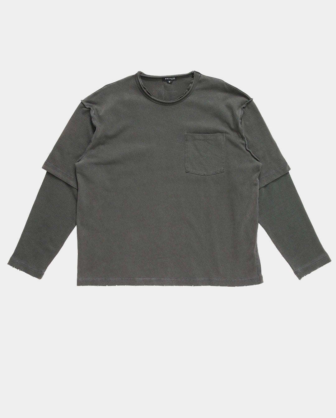 Beach Brains - Dream Layer LS T - Shirt - Charcoal