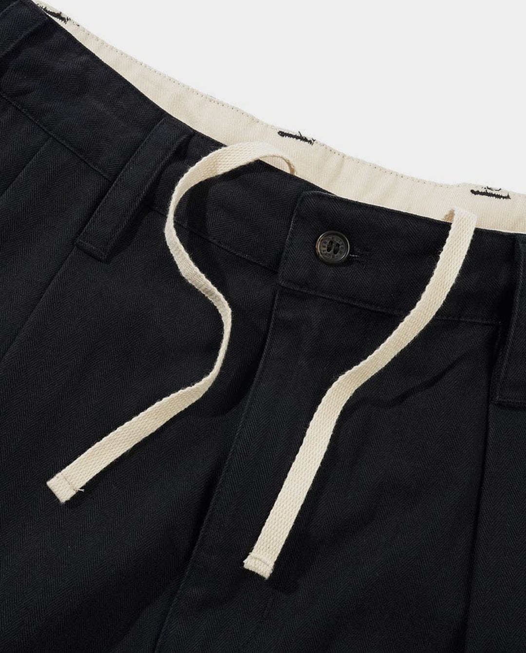 Butter Goods - Pleated Shorts - Washed Black