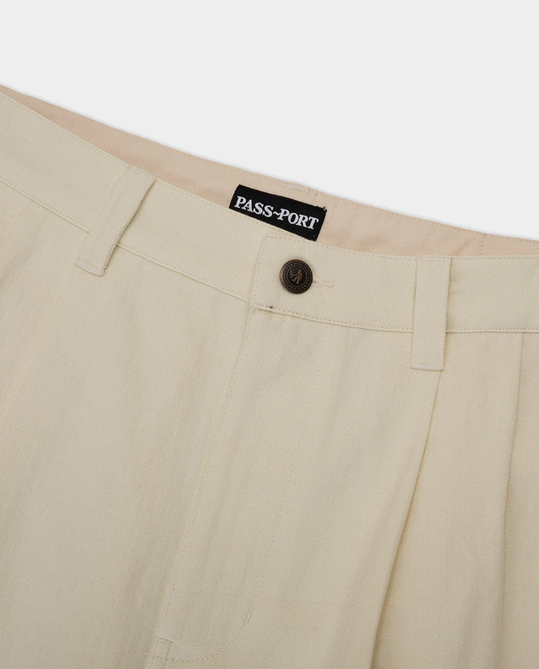 Passport - Herringbone Leagues Club Pant - Bone