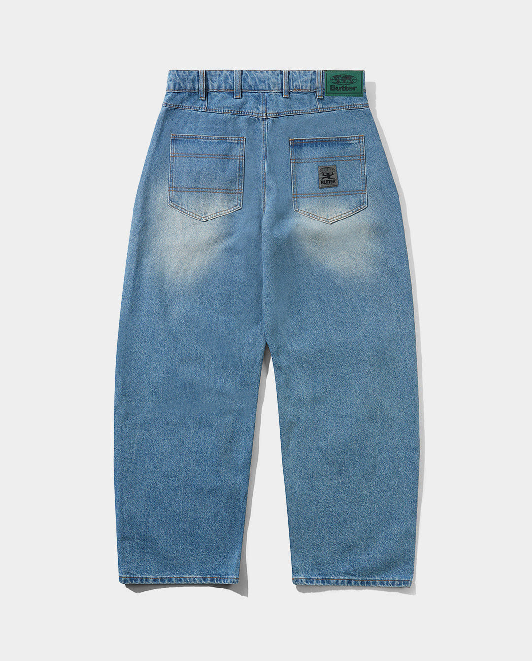 Butter Goods - Wide Cut Denim Jeans - Worn Indigo