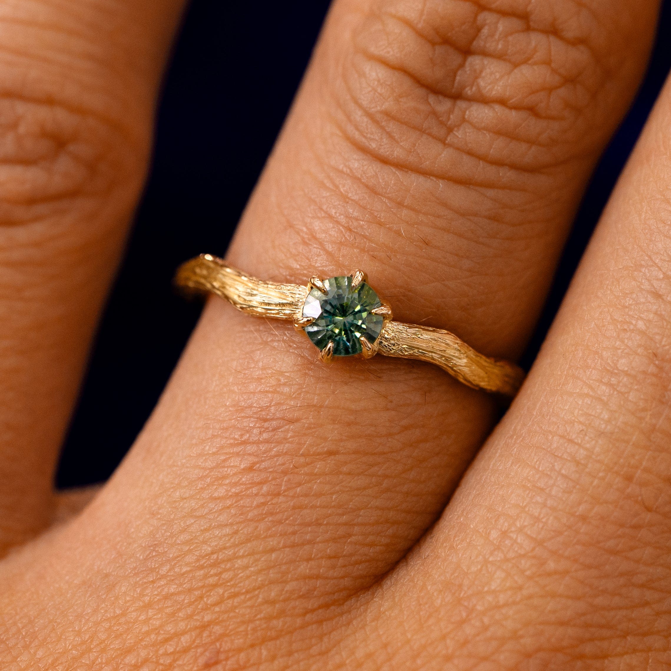 Automic Gold Studio Gemstone Branch Ring