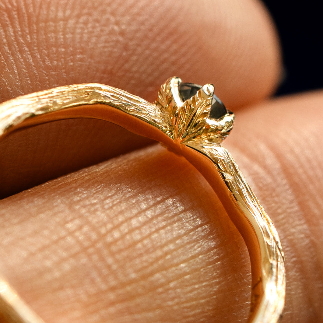 Automic Gold Studio Gemstone Branch Ring