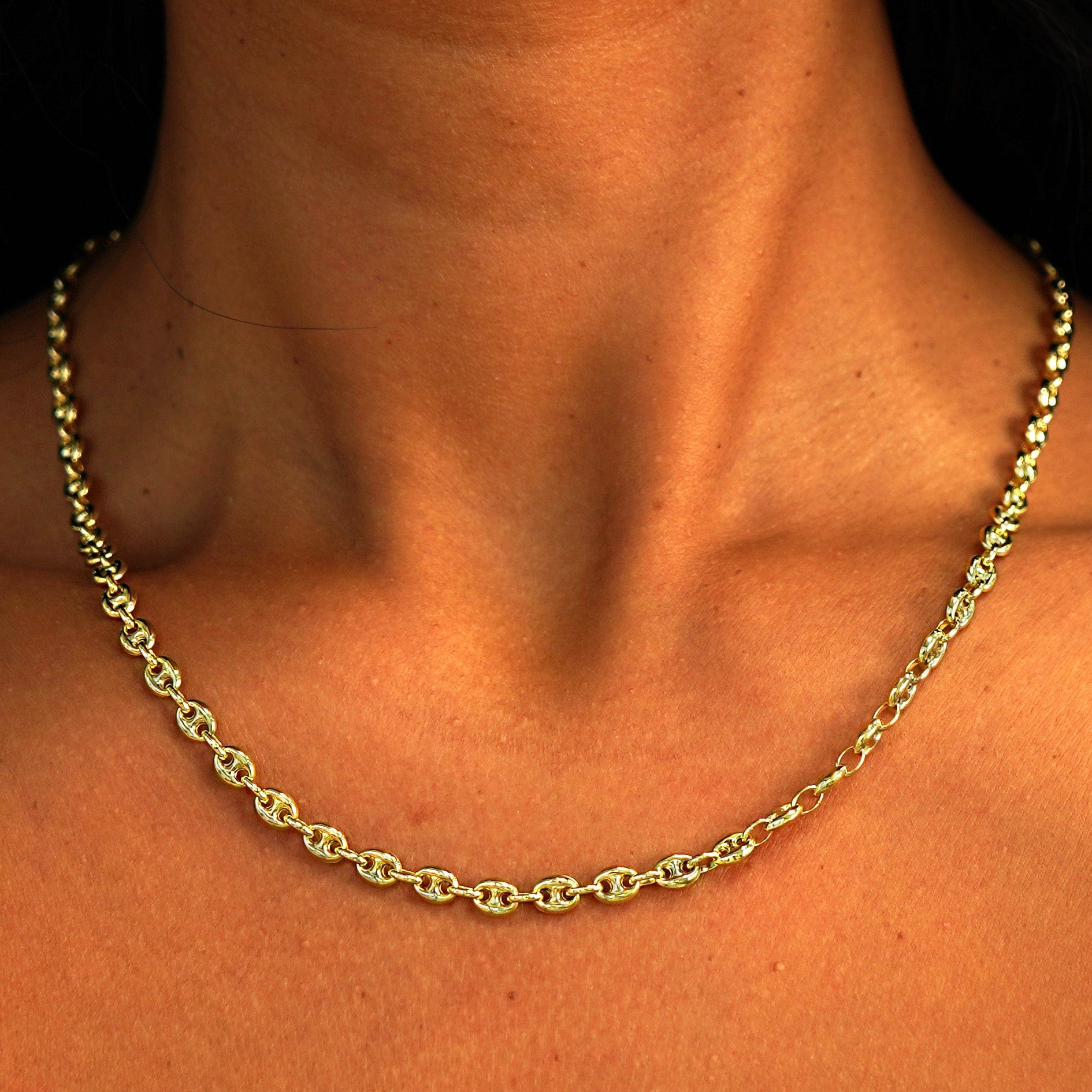 Automic Gold Studio Puffy Mariner Chain
