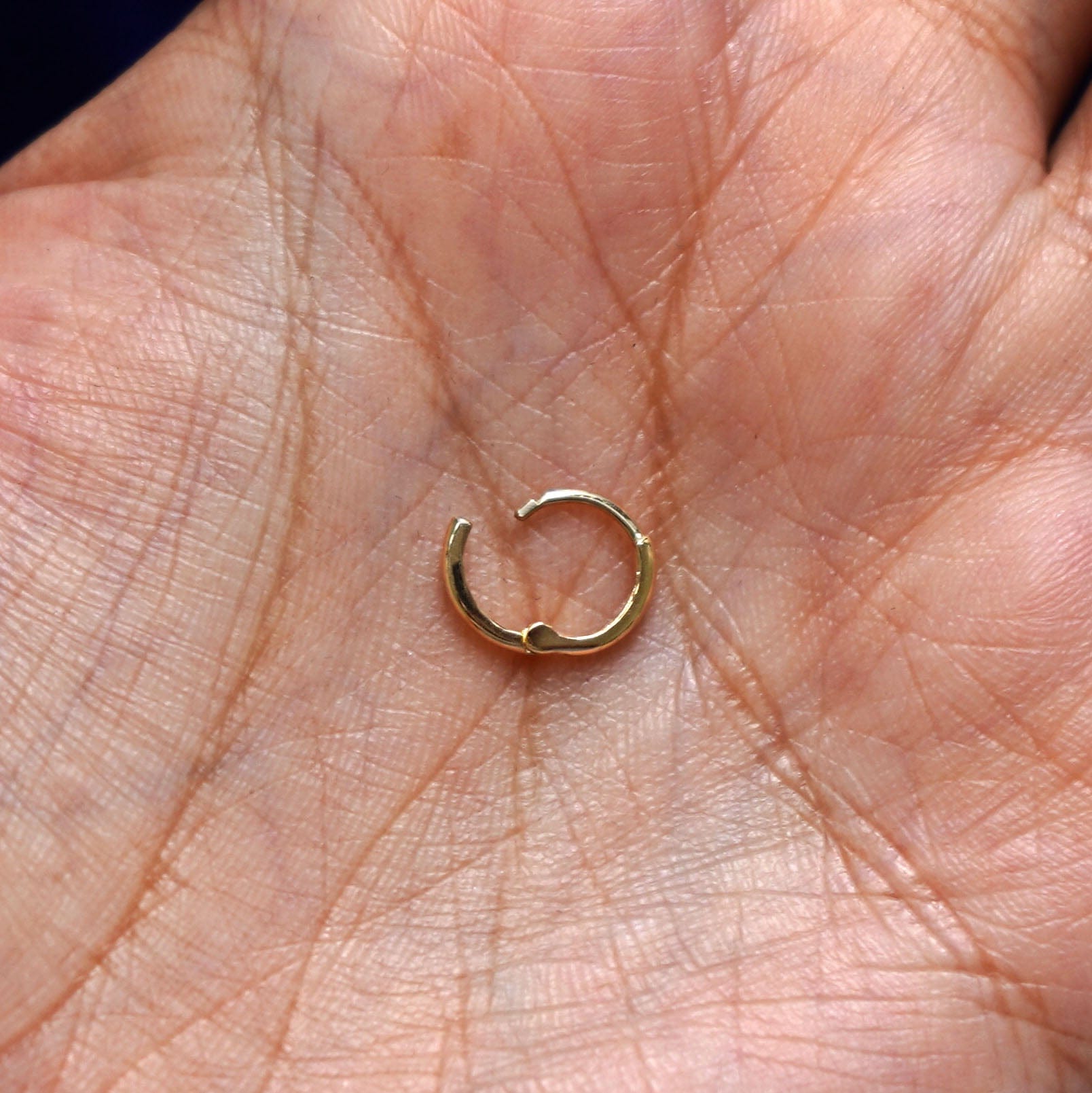 Automic Gold Studio Small Curvy Huggie Hoops