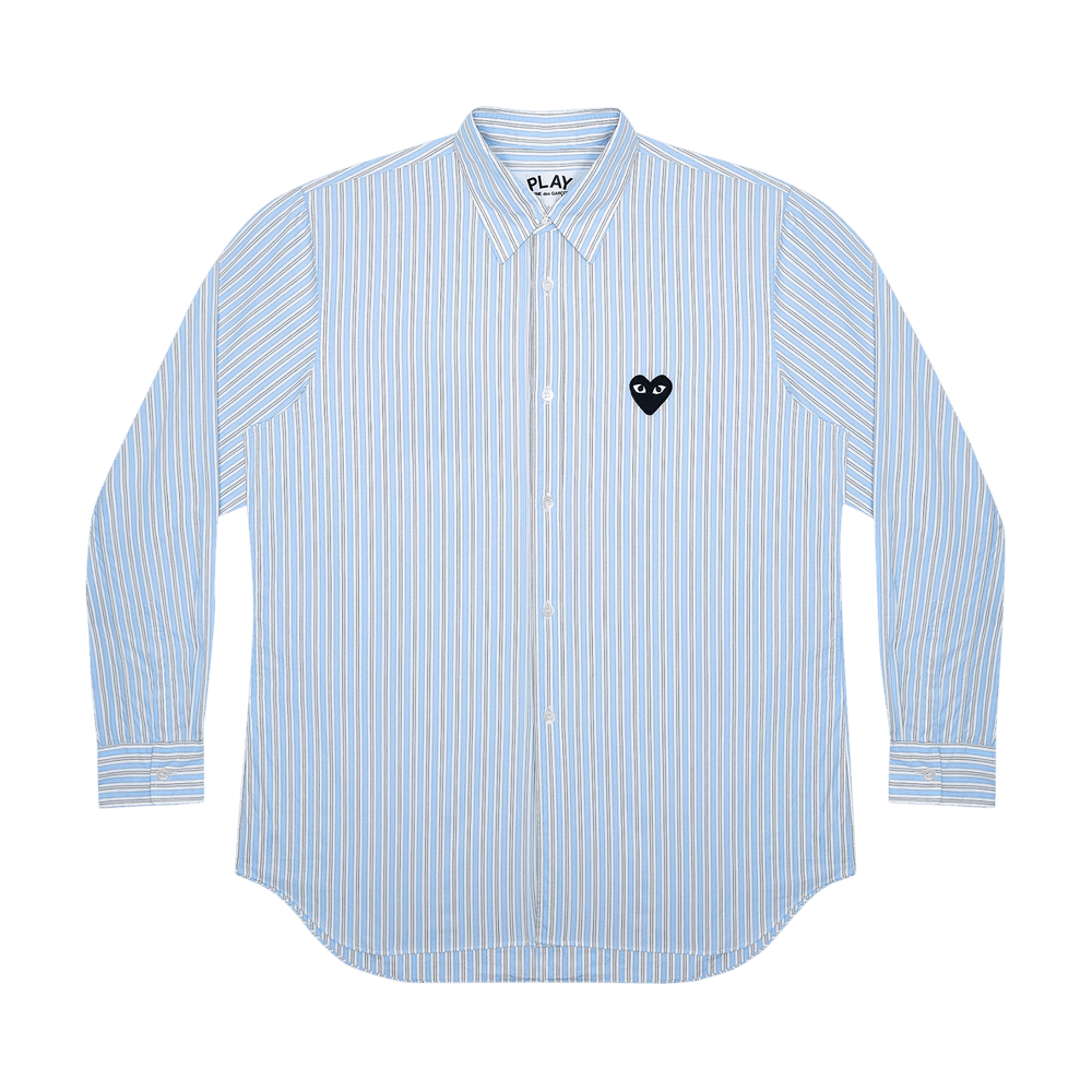 Comme des Garçons PLAY Button Down Light Blue/White