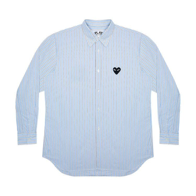 Comme des Garçons PLAY Button Down Light Blue/White