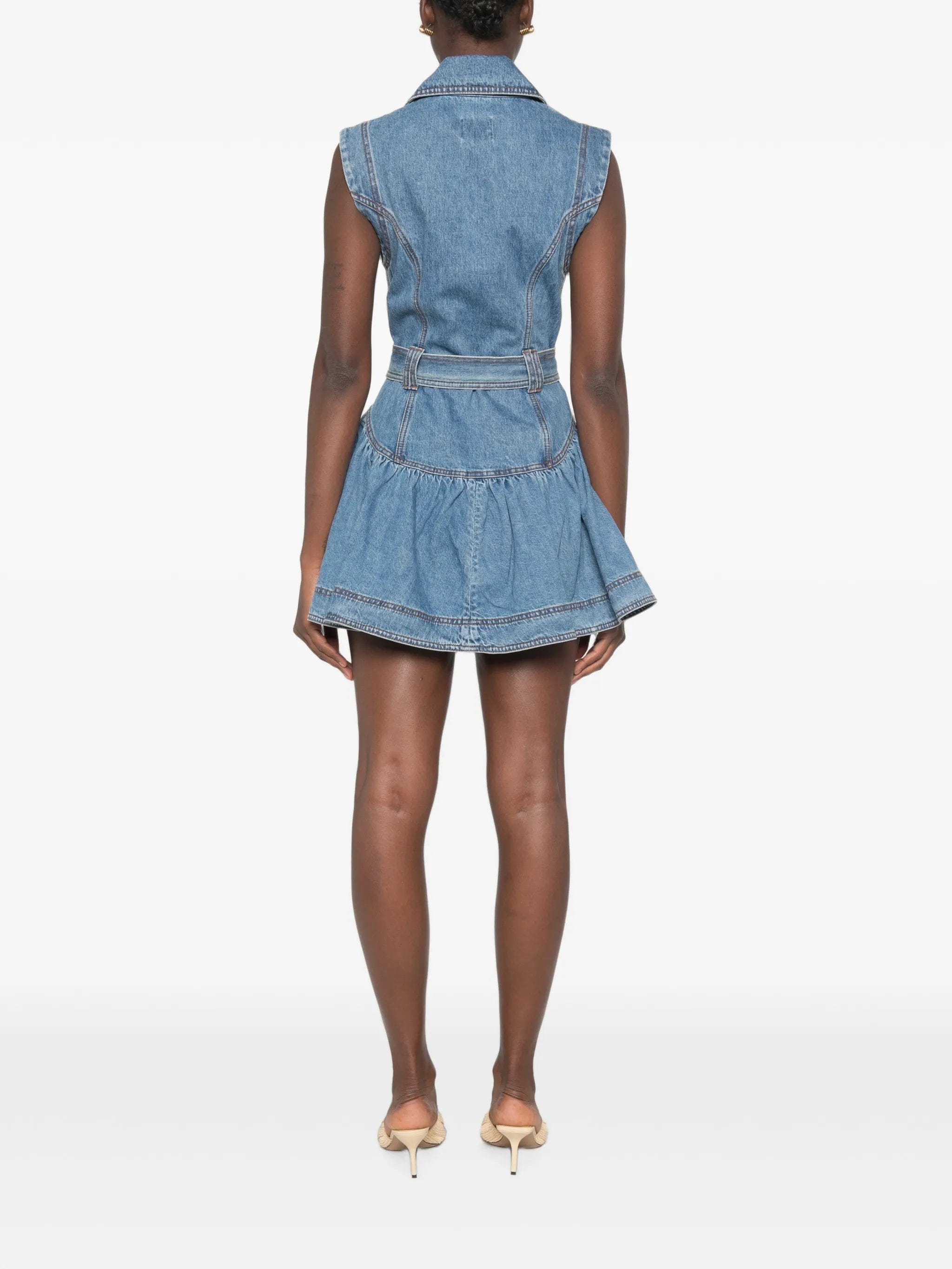 Aje Liliana denim mini dress