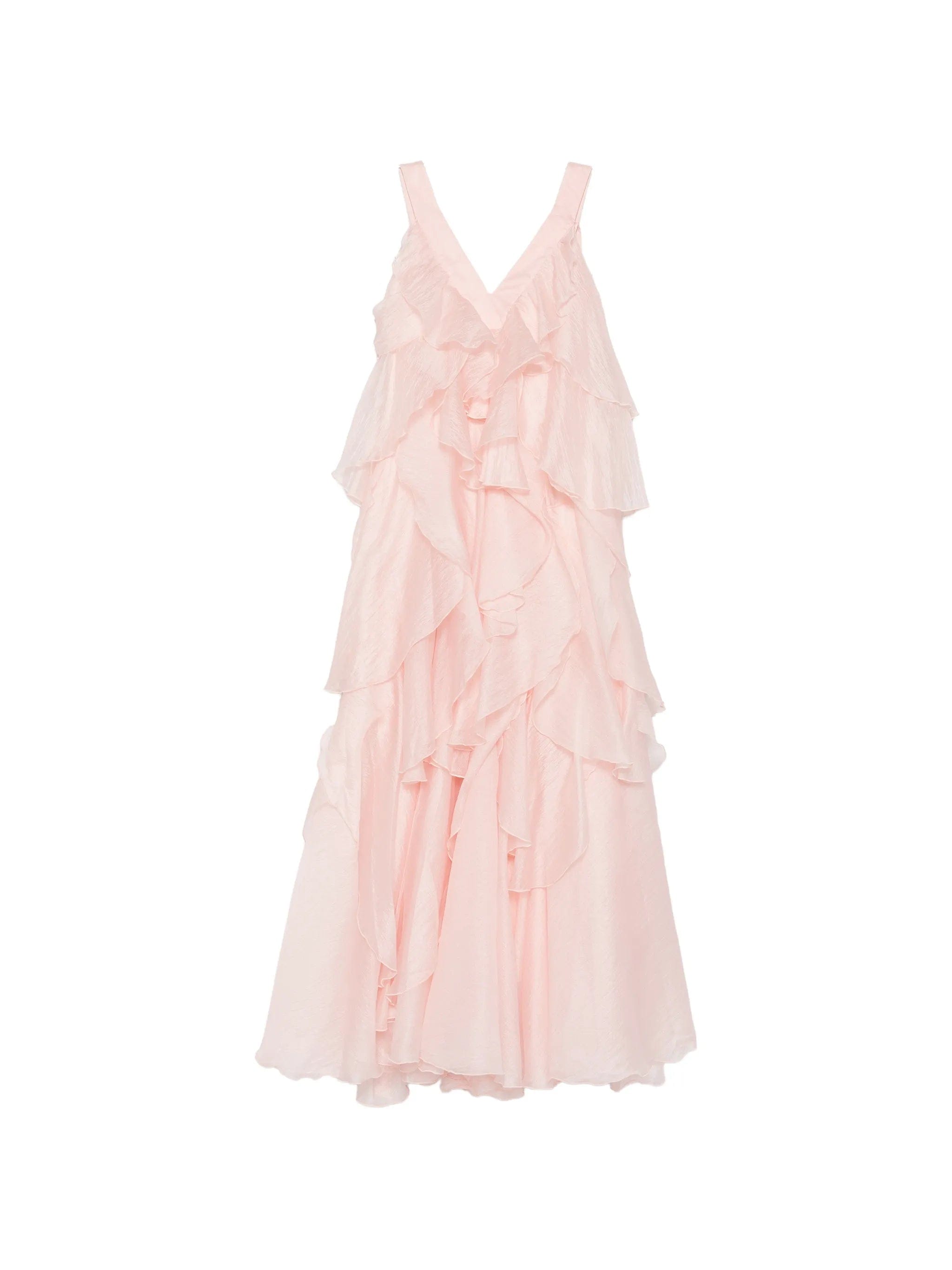Aje Athena ruffled gown