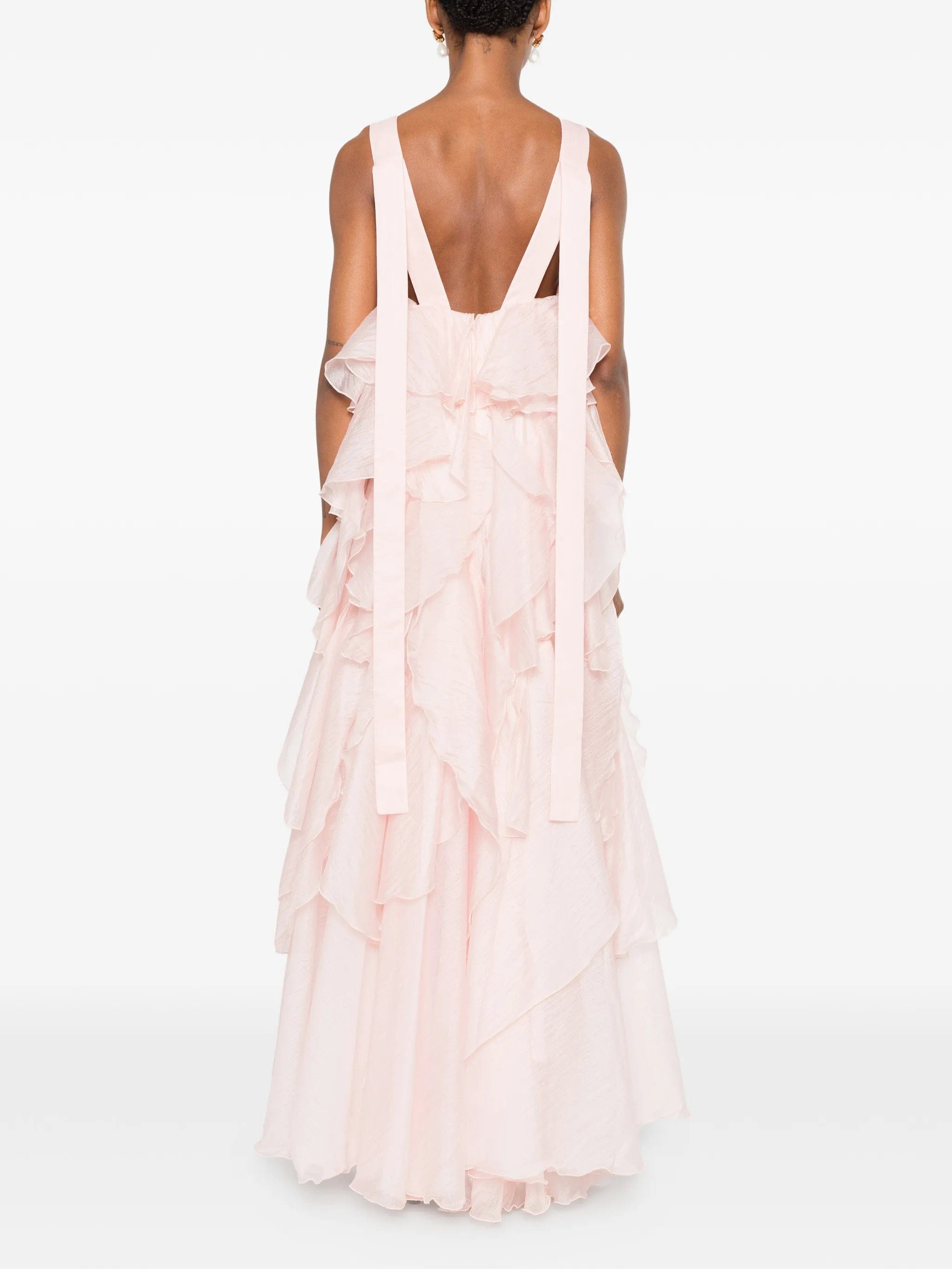 Aje Athena ruffled gown