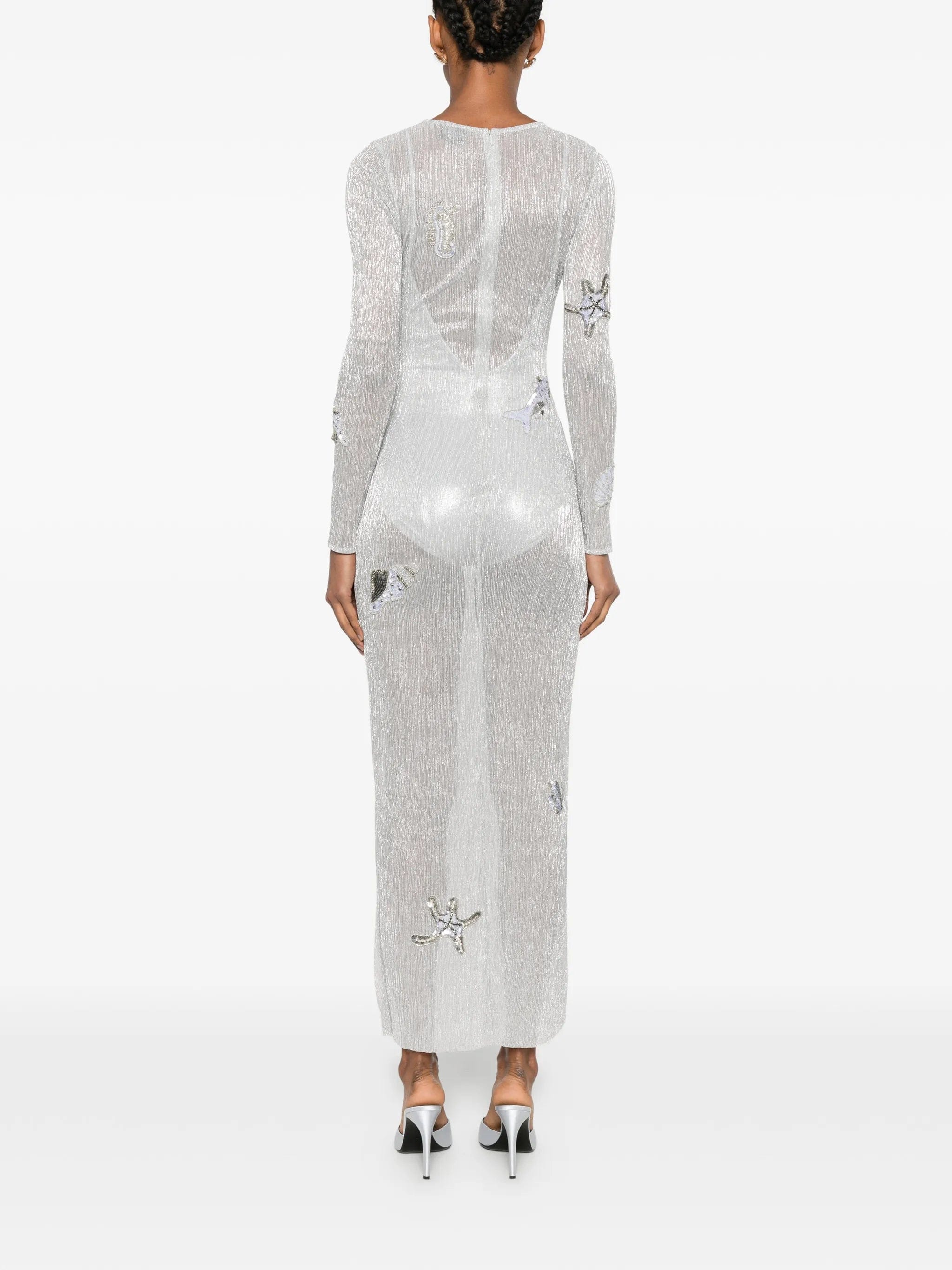 Leslie Amon Sea shell - patch maxi dress