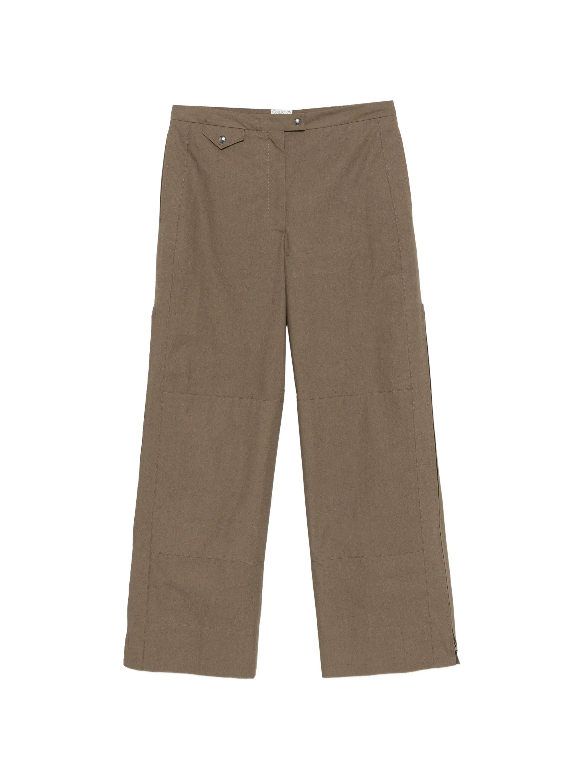 Calvin KLEIN Collection Gemma zipped - cuff trousers