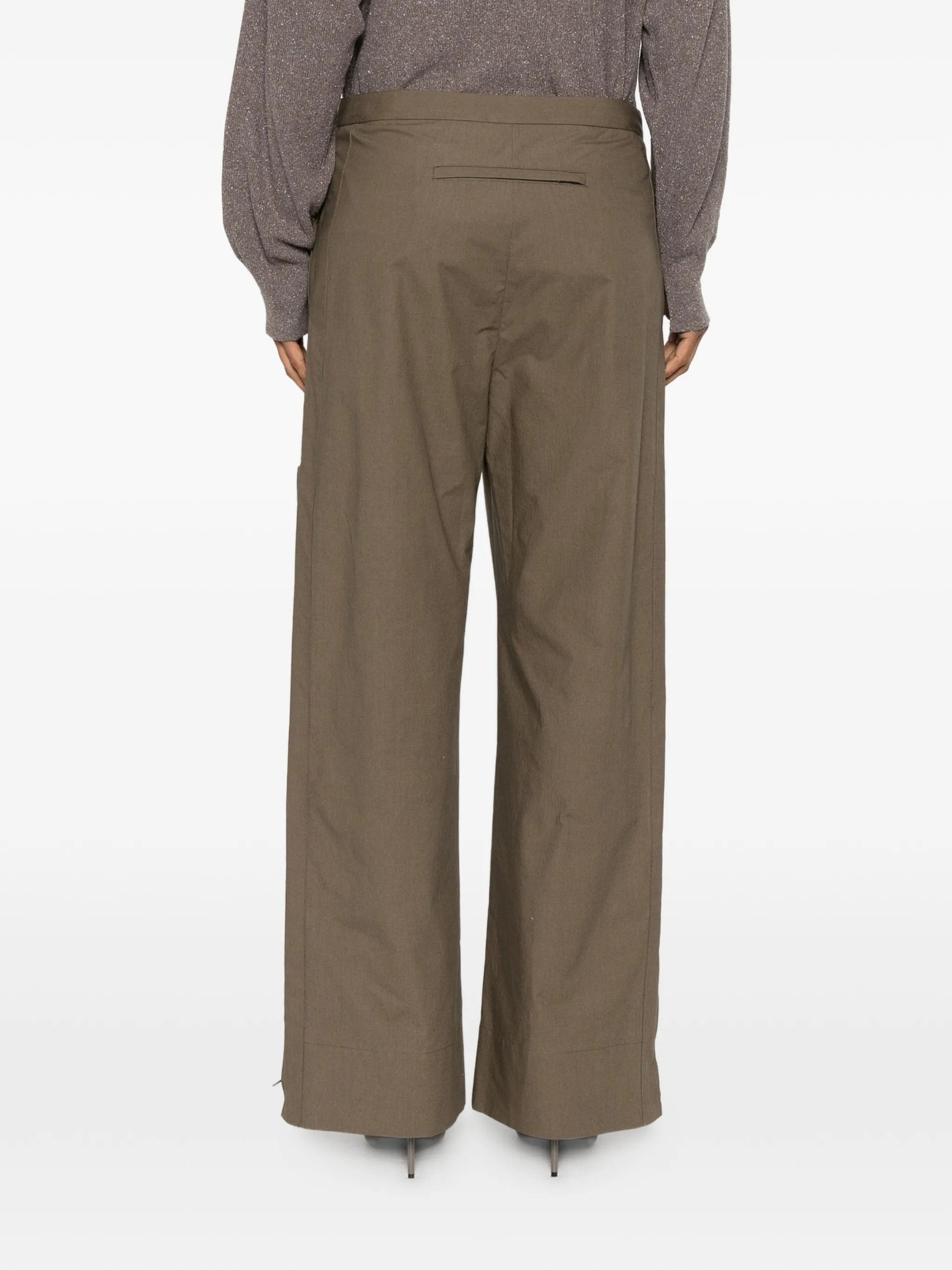 Calvin KLEIN Collection Gemma zipped - cuff trousers
