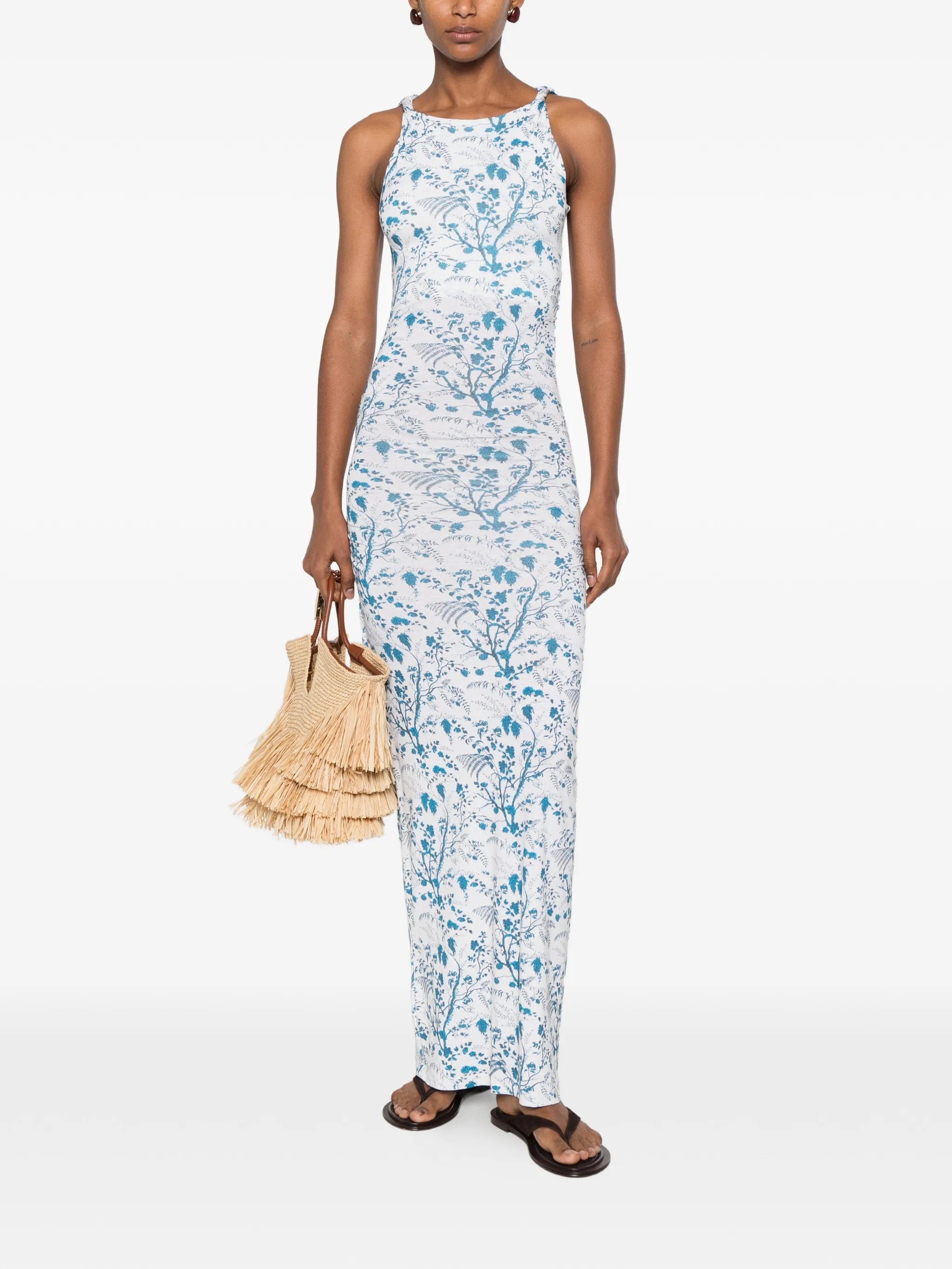 ERDEM gathered maxi dress