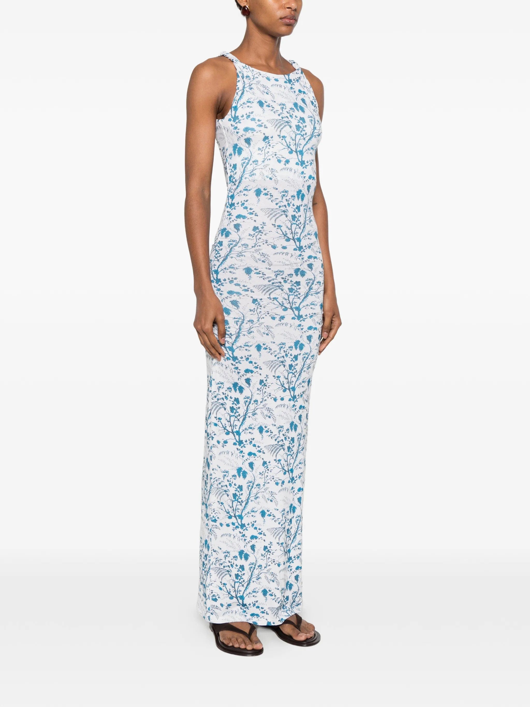 ERDEM gathered maxi dress
