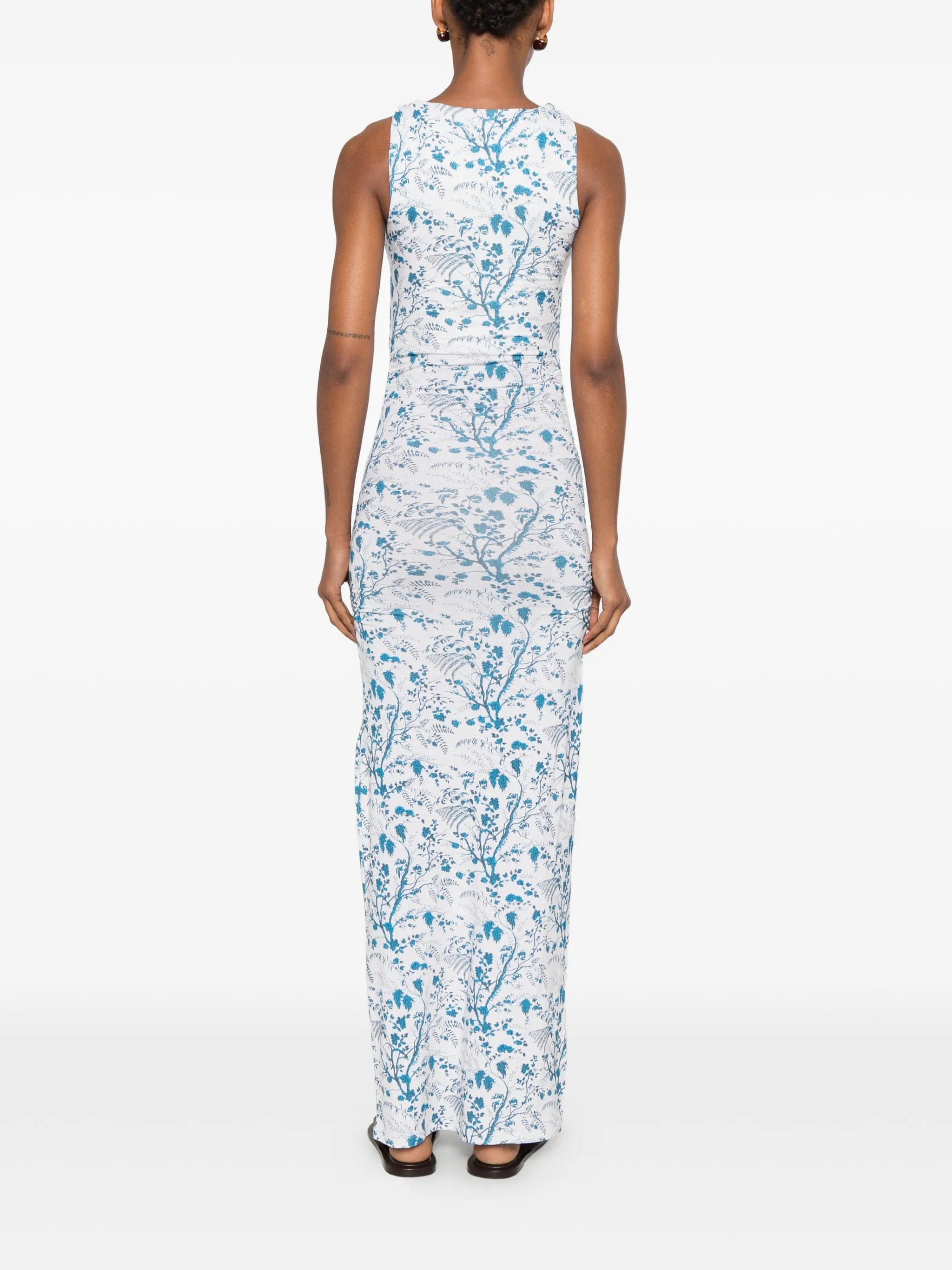 ERDEM gathered maxi dress