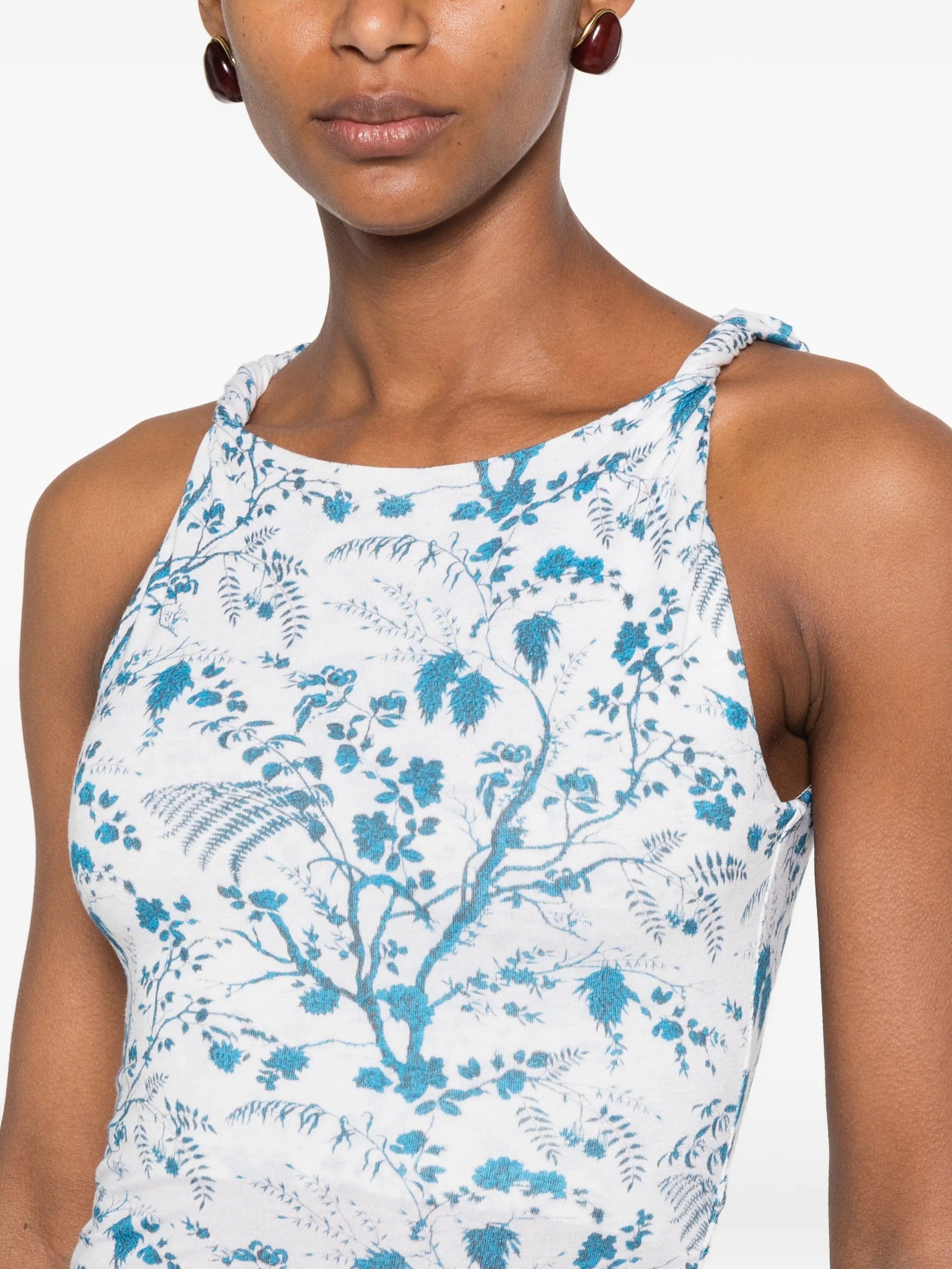 ERDEM gathered maxi dress