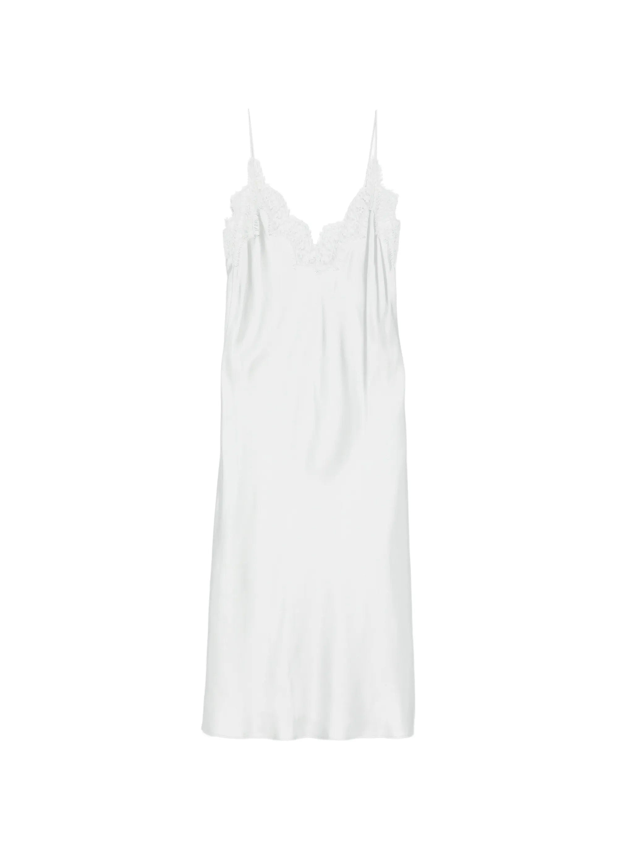 Róhe silk lace - trim dress
