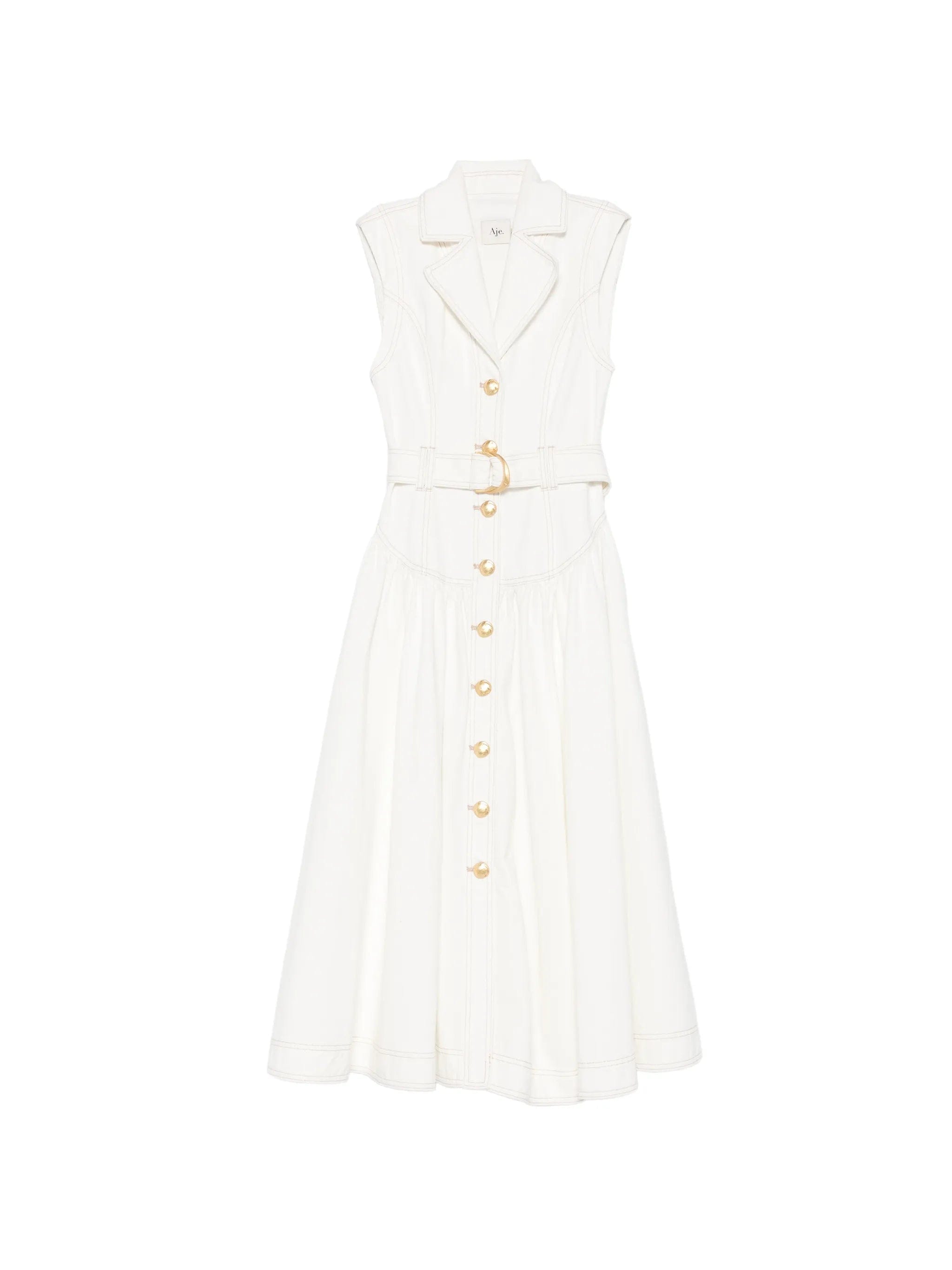 Aje Liliana denim dress