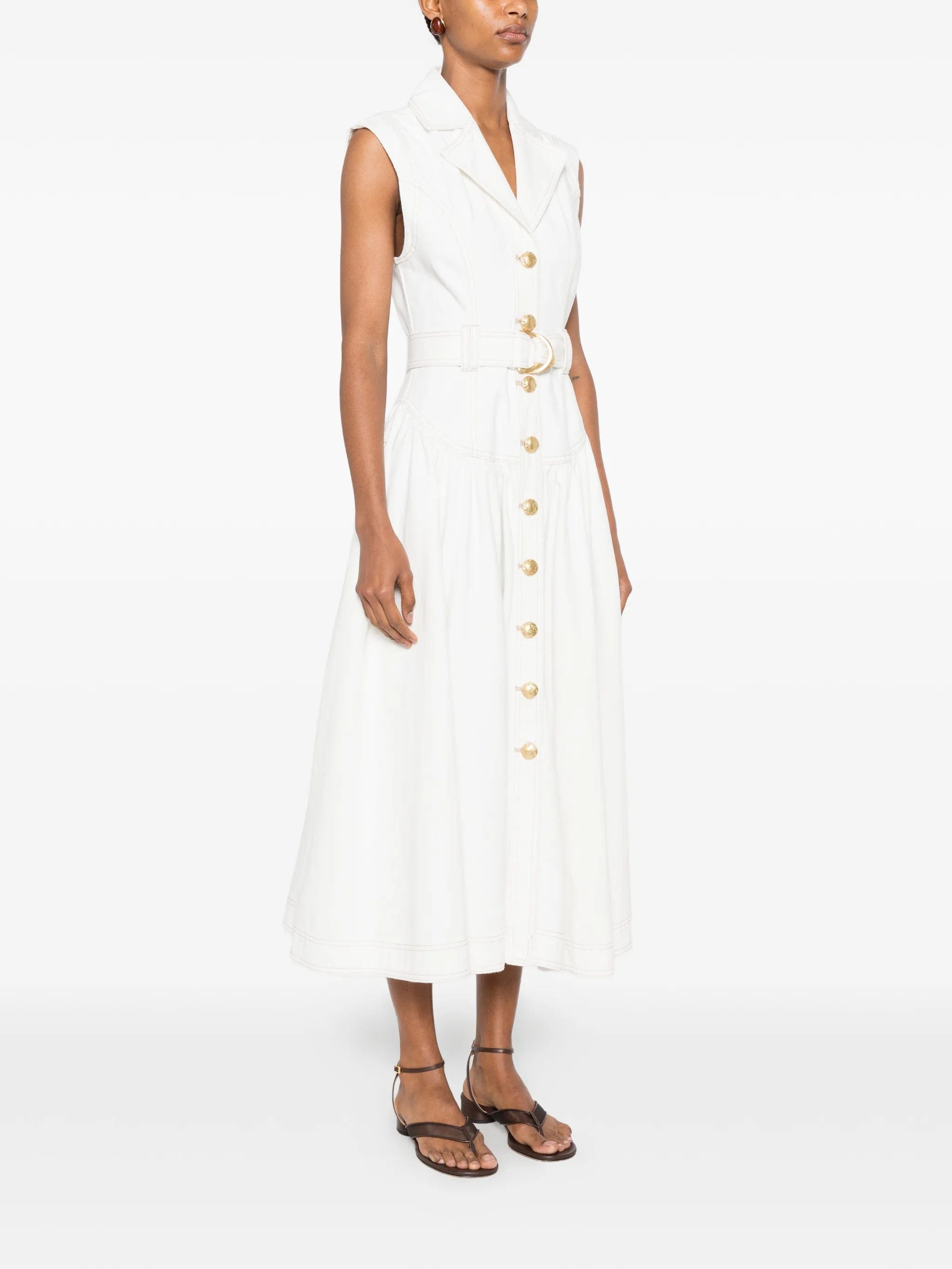 Aje Liliana denim dress