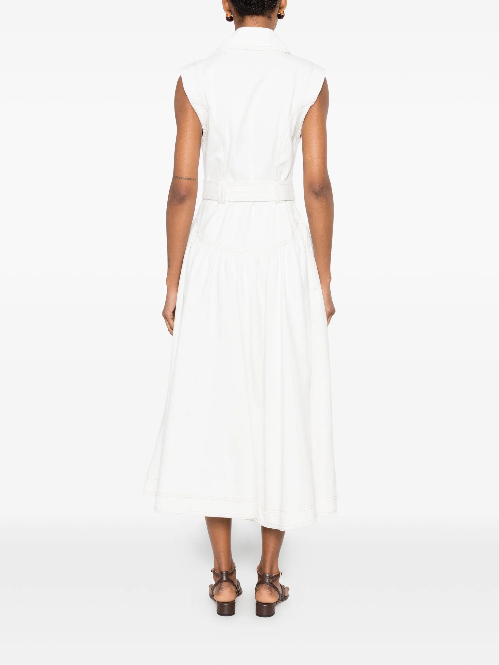 Aje Liliana denim dress