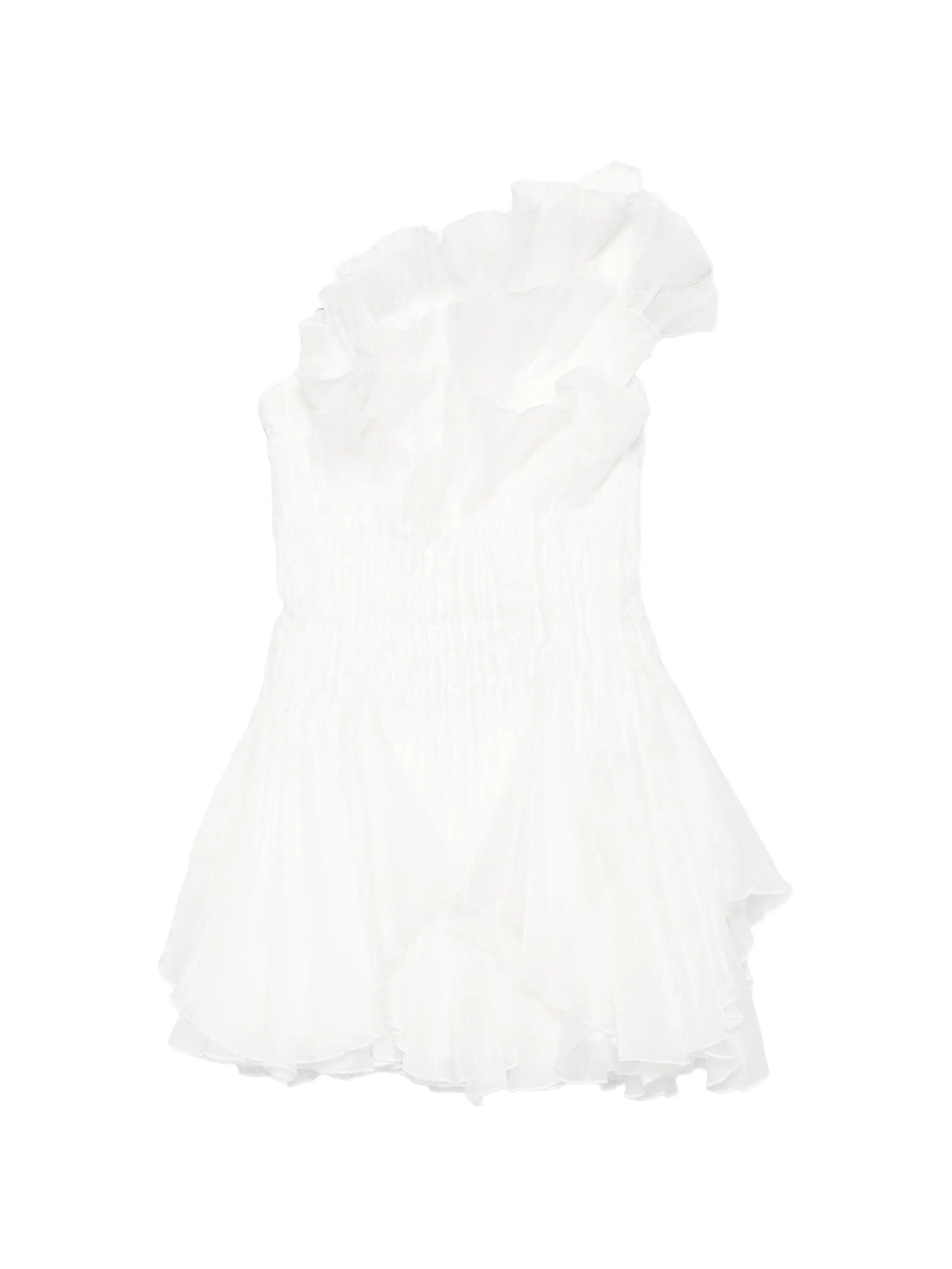Aje ruffled one - shoulder dress