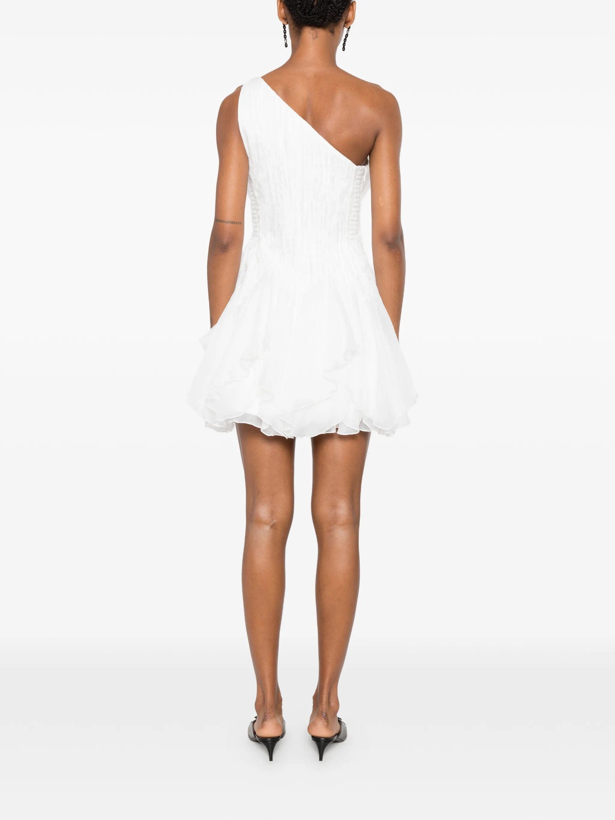 Aje ruffled one - shoulder dress