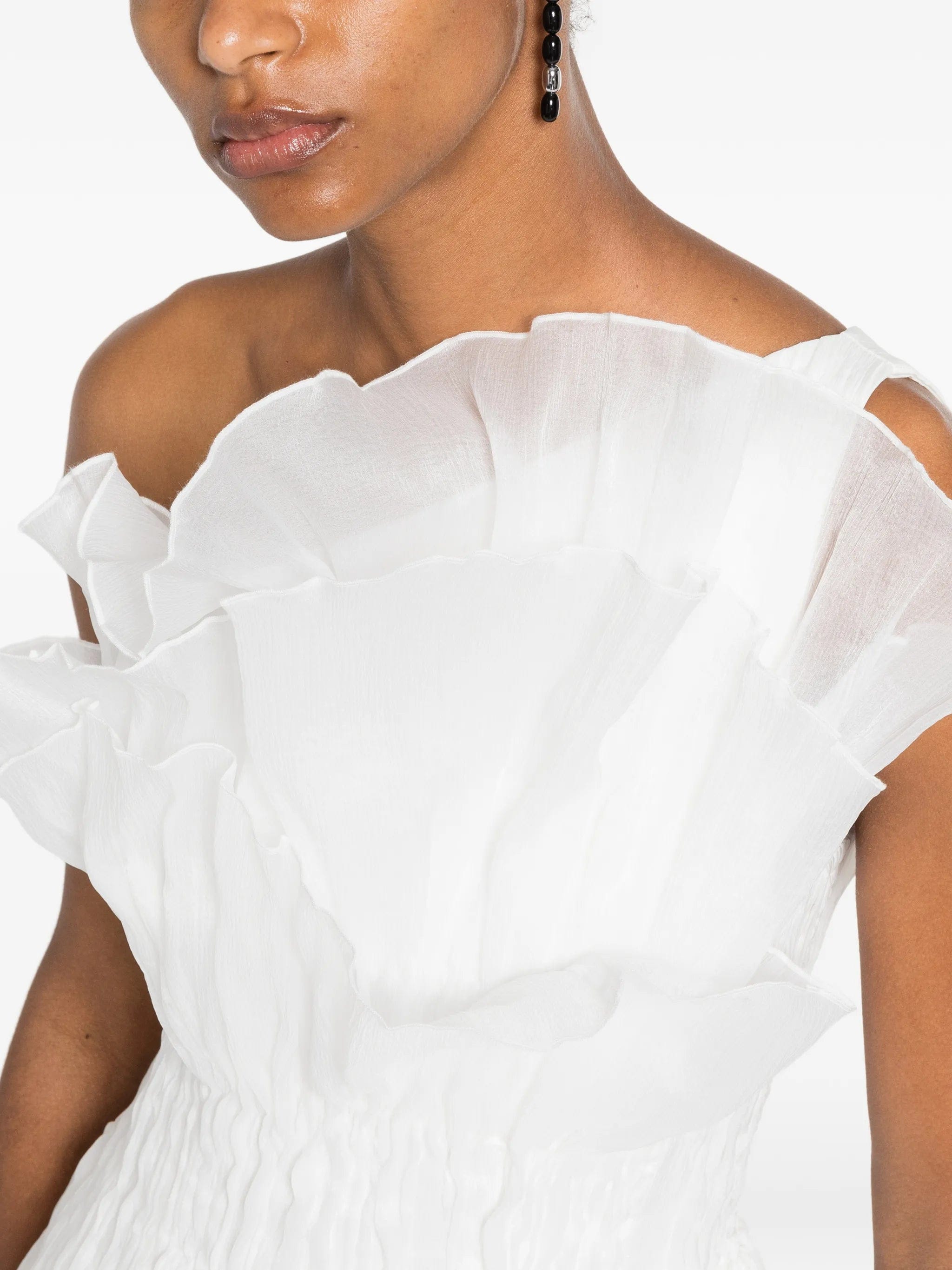Aje ruffled one - shoulder dress