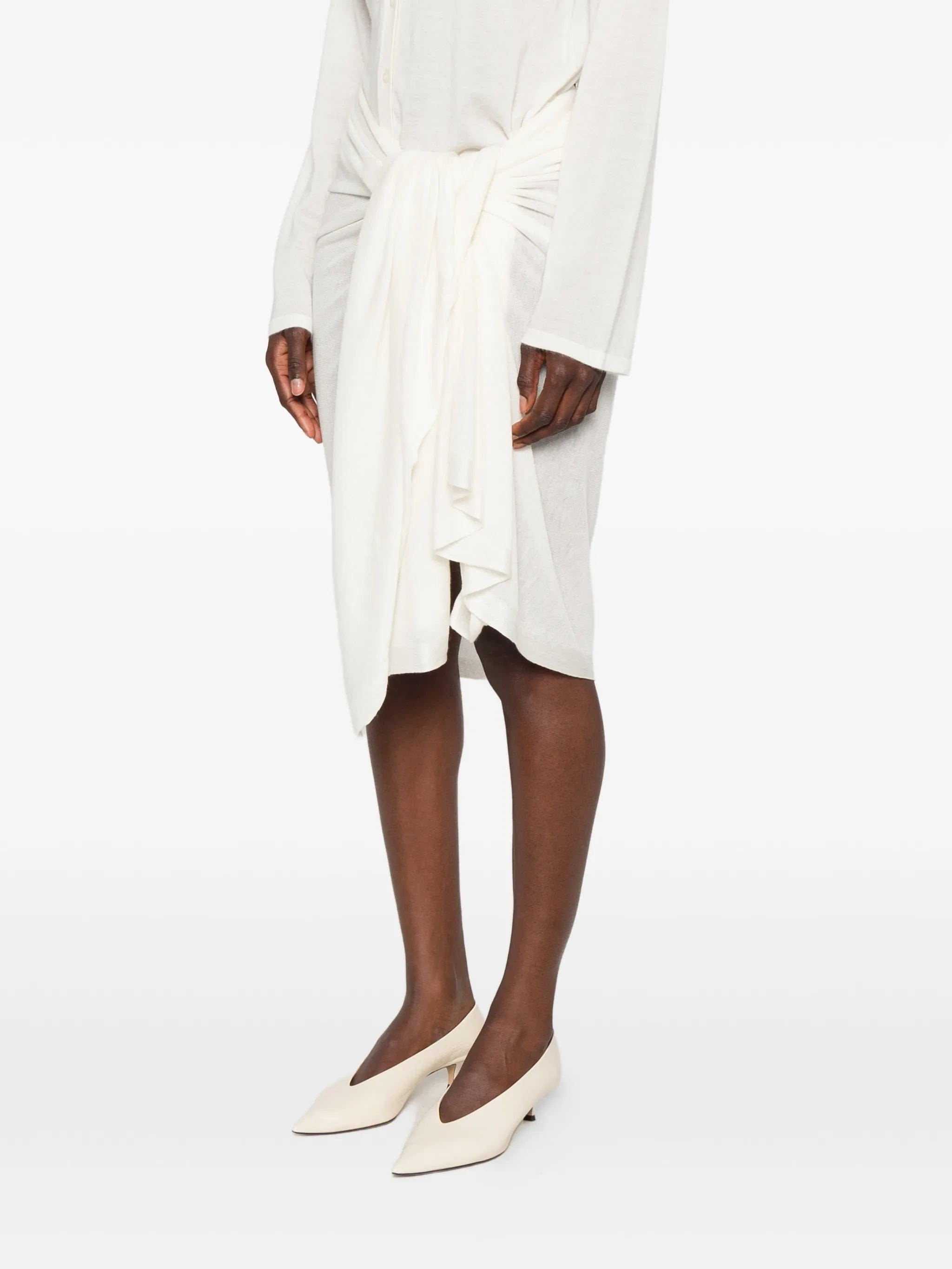 Soft Goat Featherlight knitted skirt