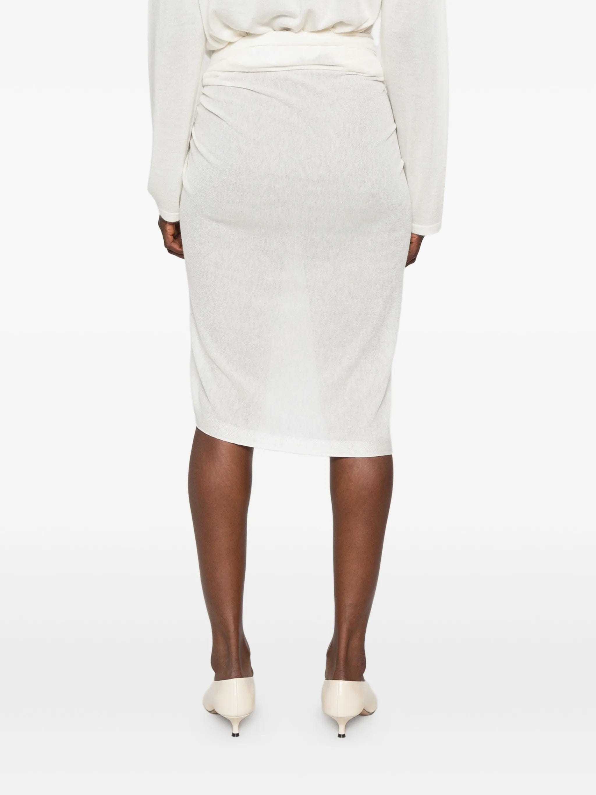 Soft Goat Featherlight knitted skirt