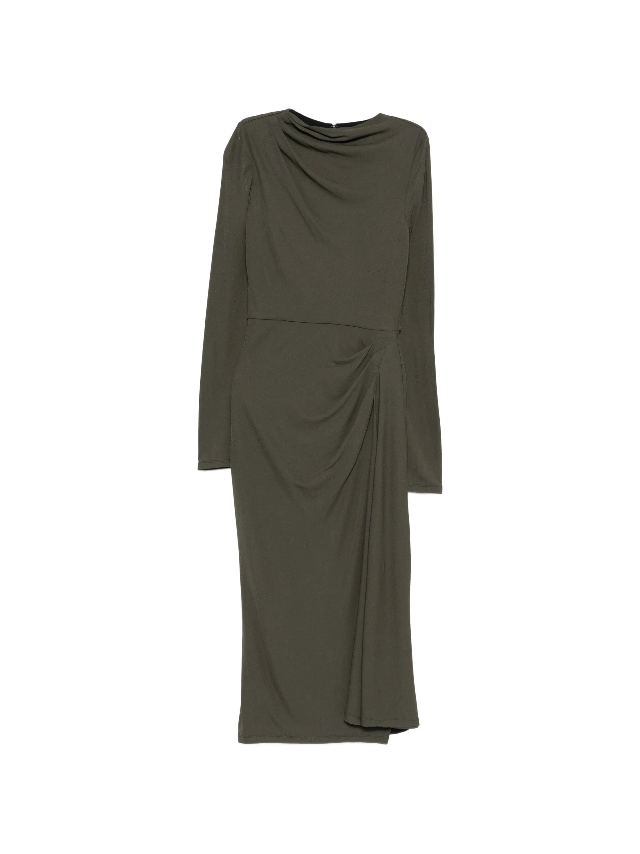 ERDEM midi long - sleeve dress