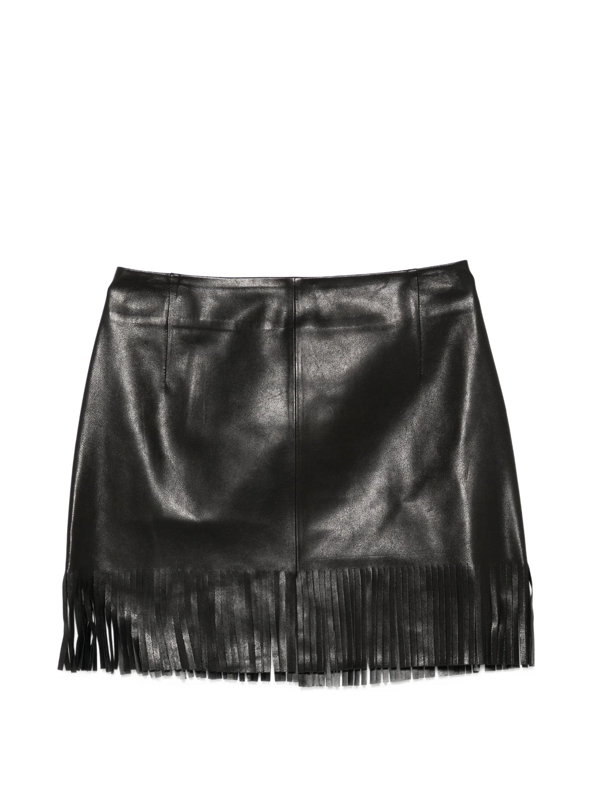 Nour Hammour Coco fringed mini skirt