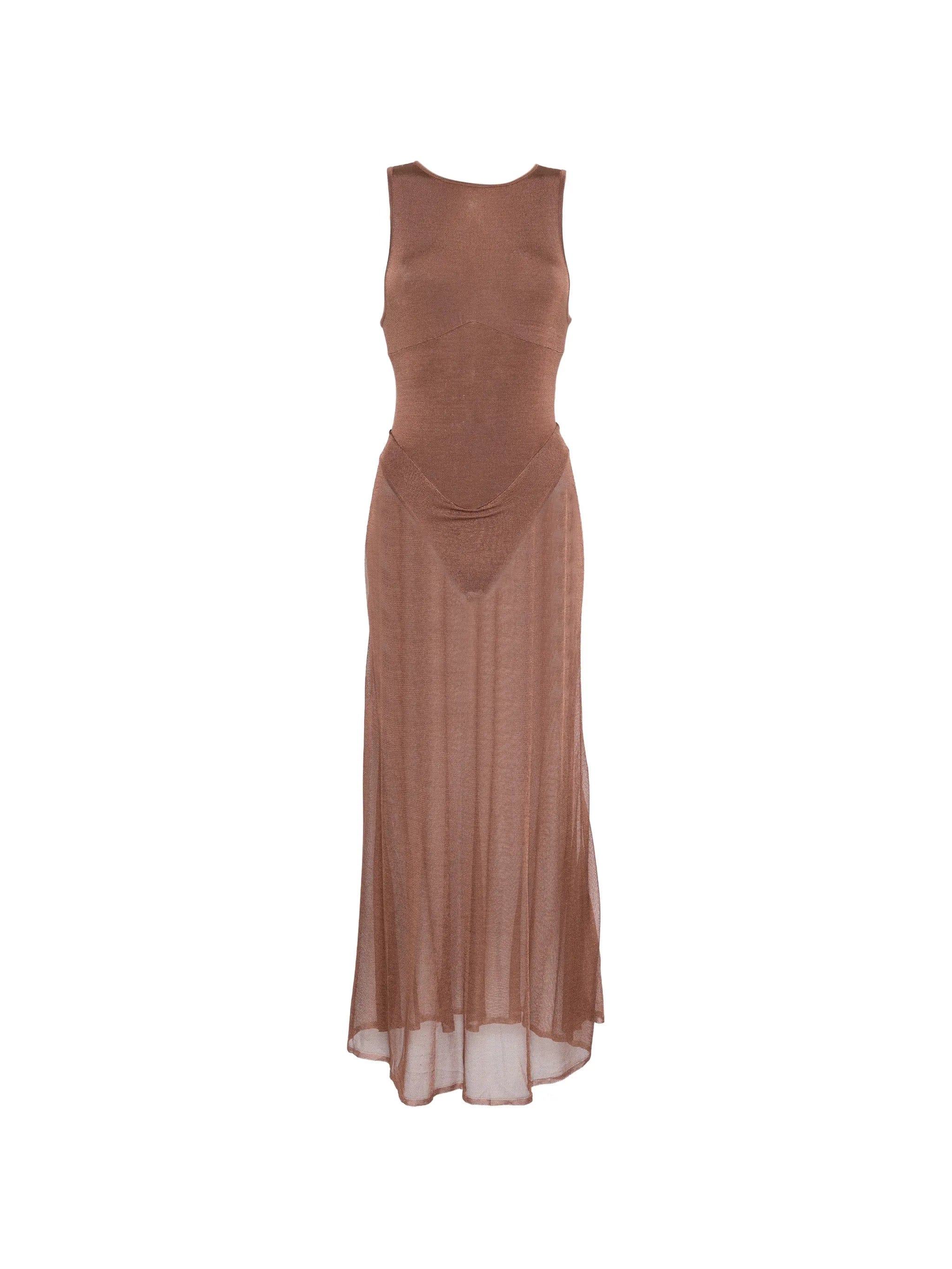 Isa Boulder sleeveless midi dress