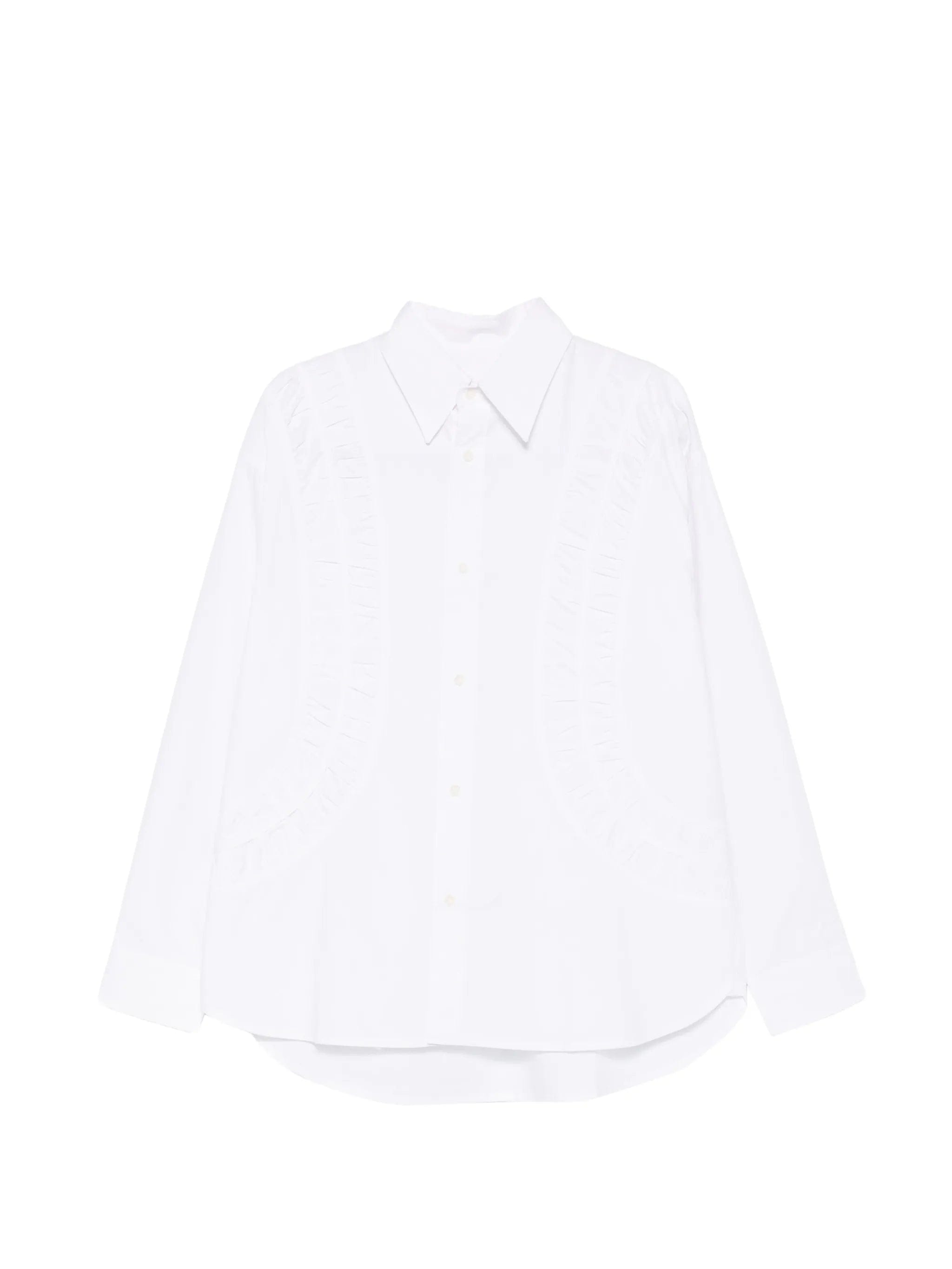 SAGE Nation Fossil ruched - panel oversized shirt