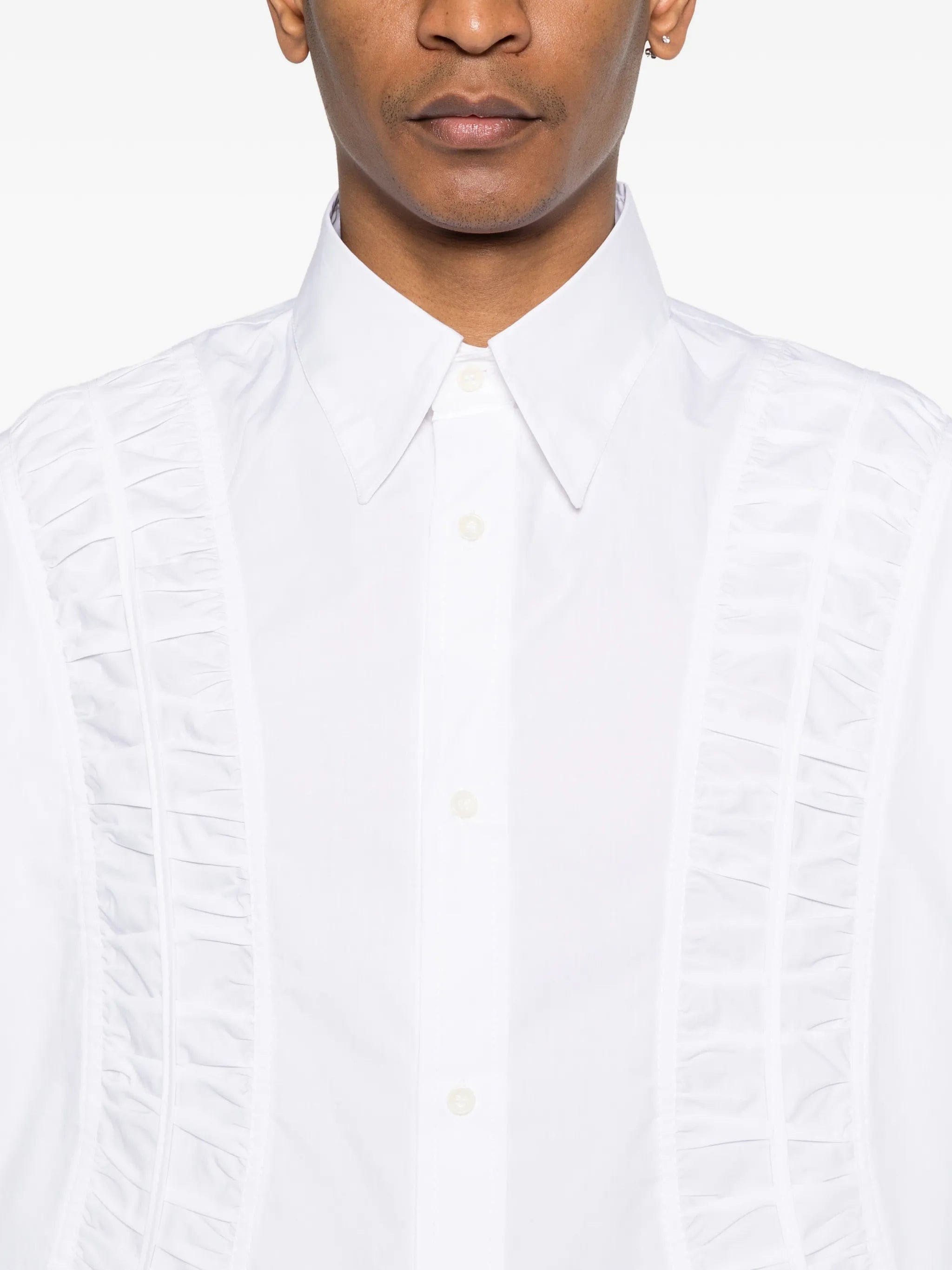SAGE Nation Fossil ruched - panel oversized shirt