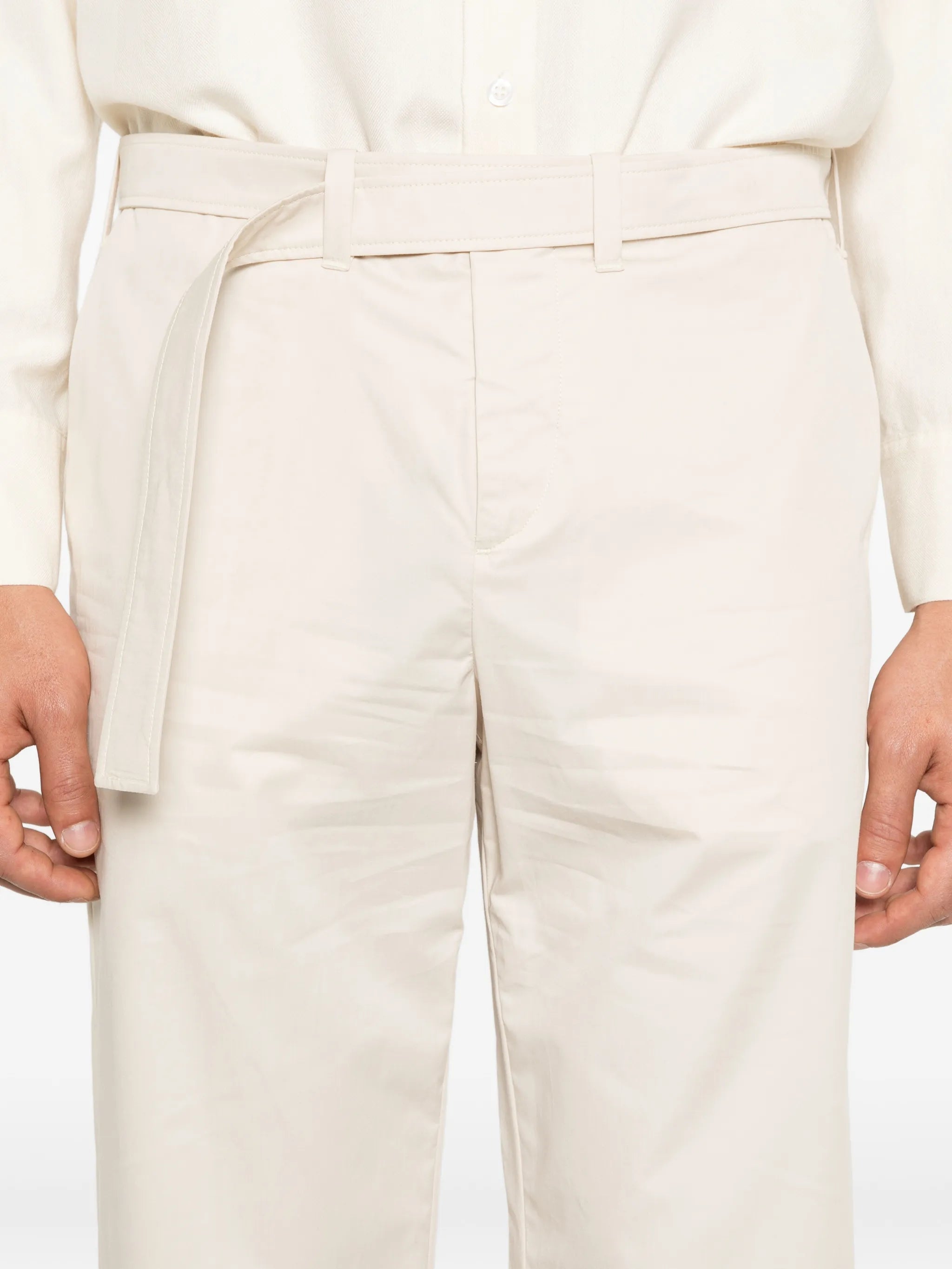 Rier belted suit trousers
