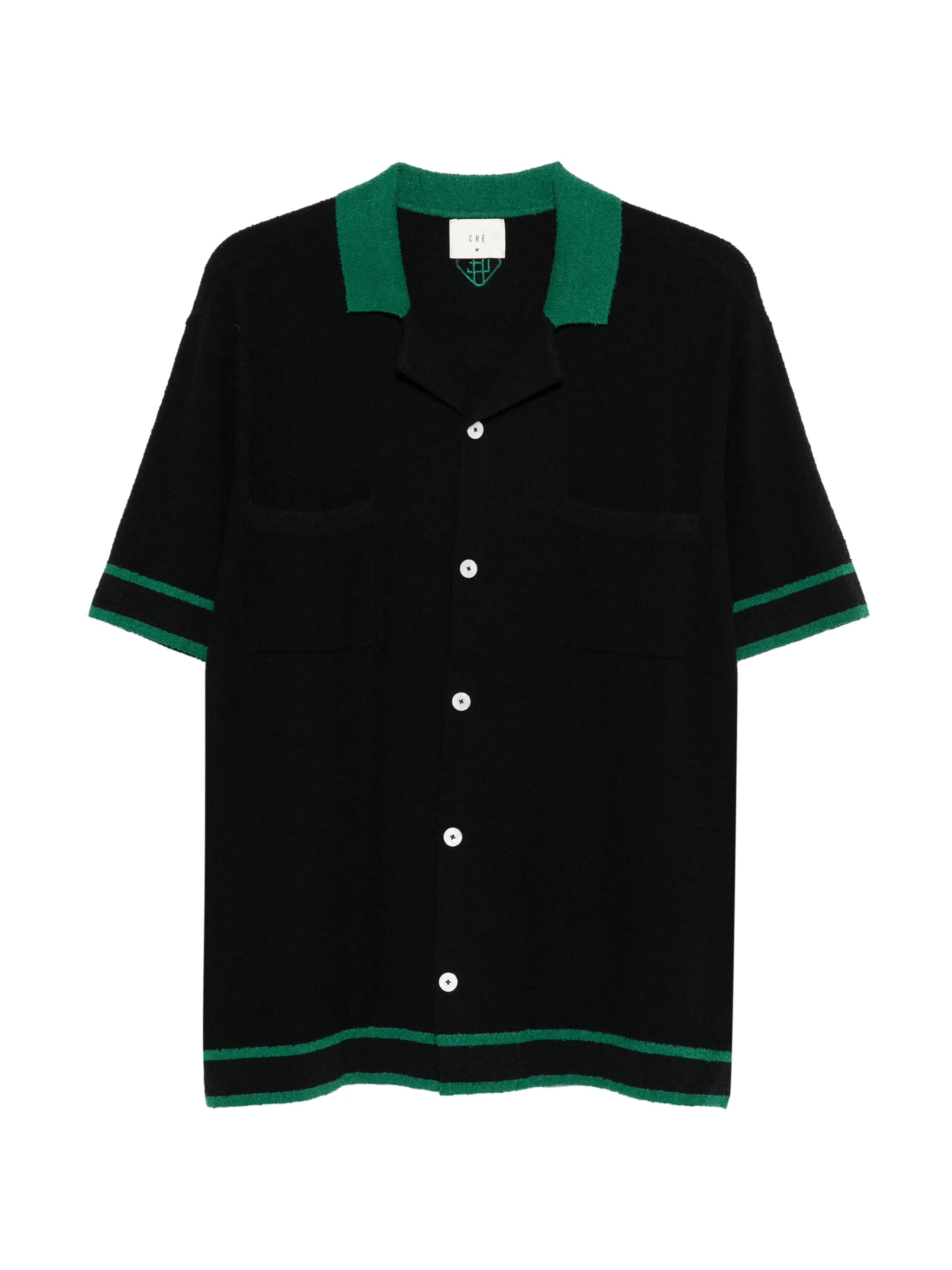 CHÉ Armando bouclé knitted shirt