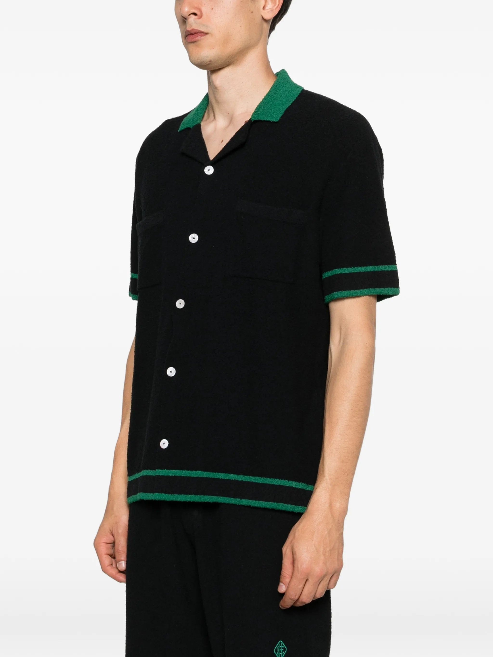 CHÉ Armando bouclé knitted shirt