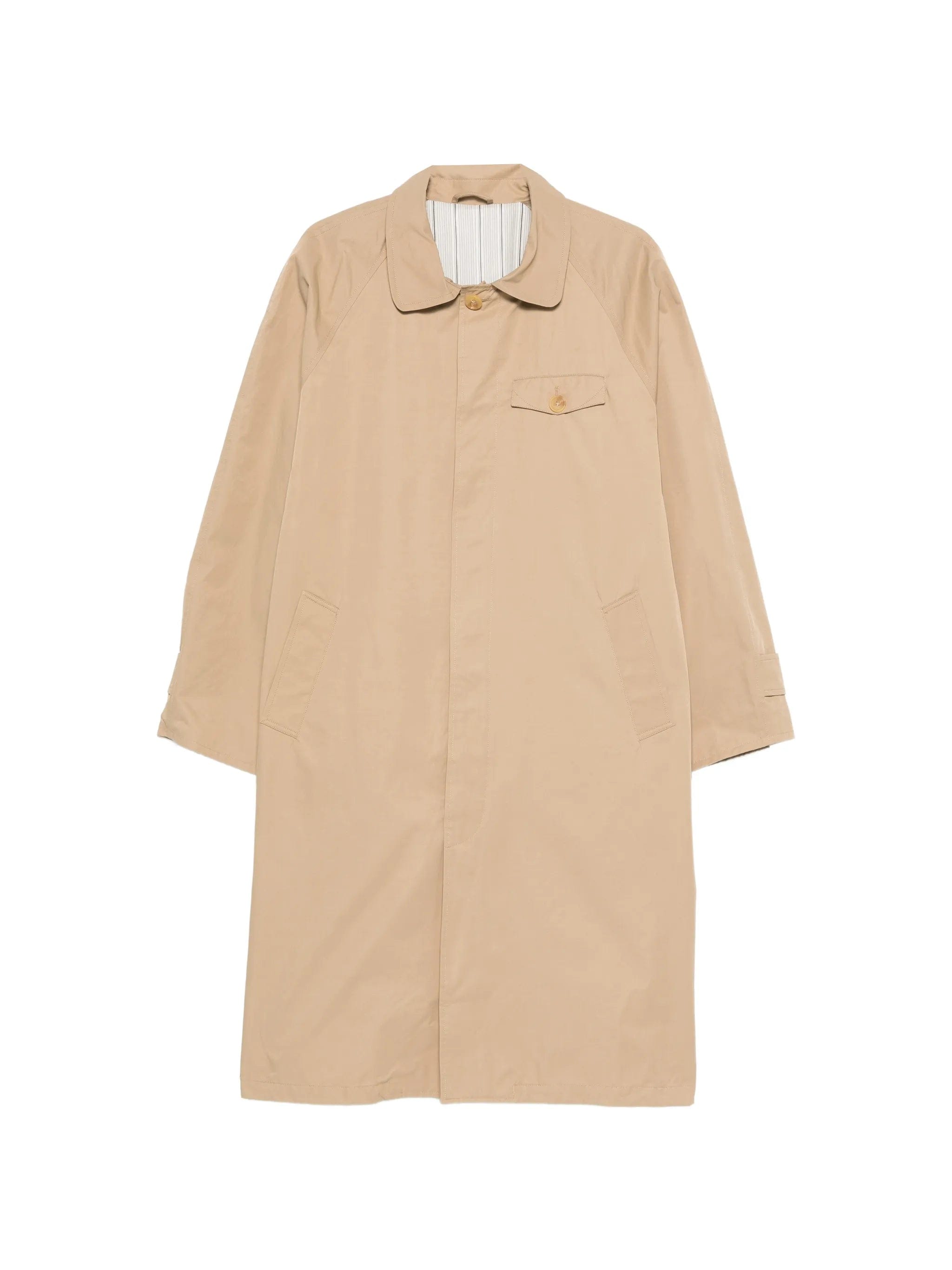 Carter Young buttoned pocket overcoat