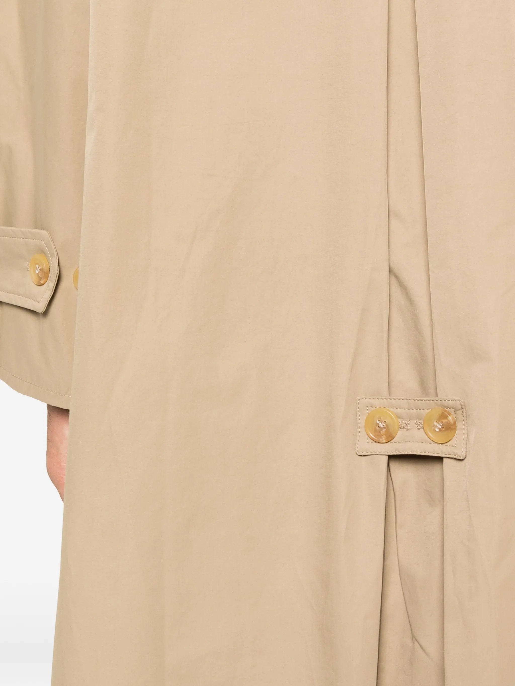 Carter Young buttoned pocket overcoat