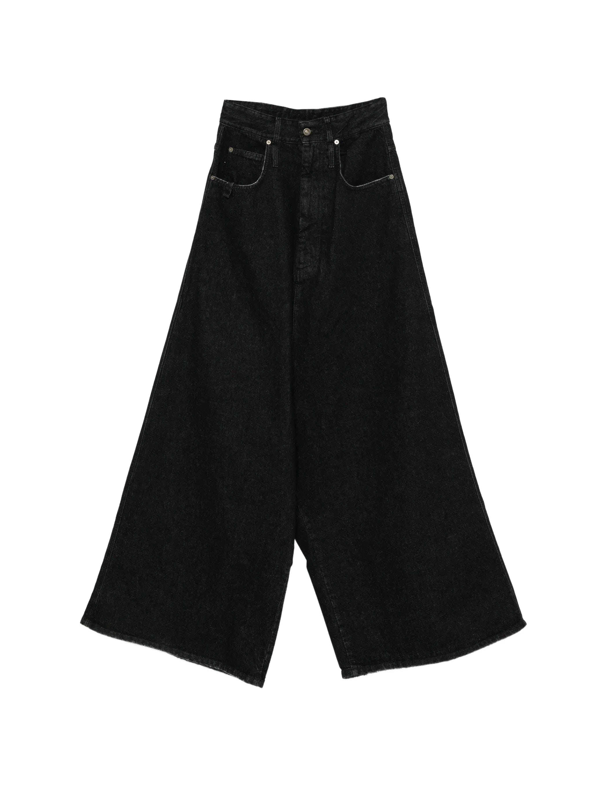 LỰU ĐẠN drop crotch wide leg jeans