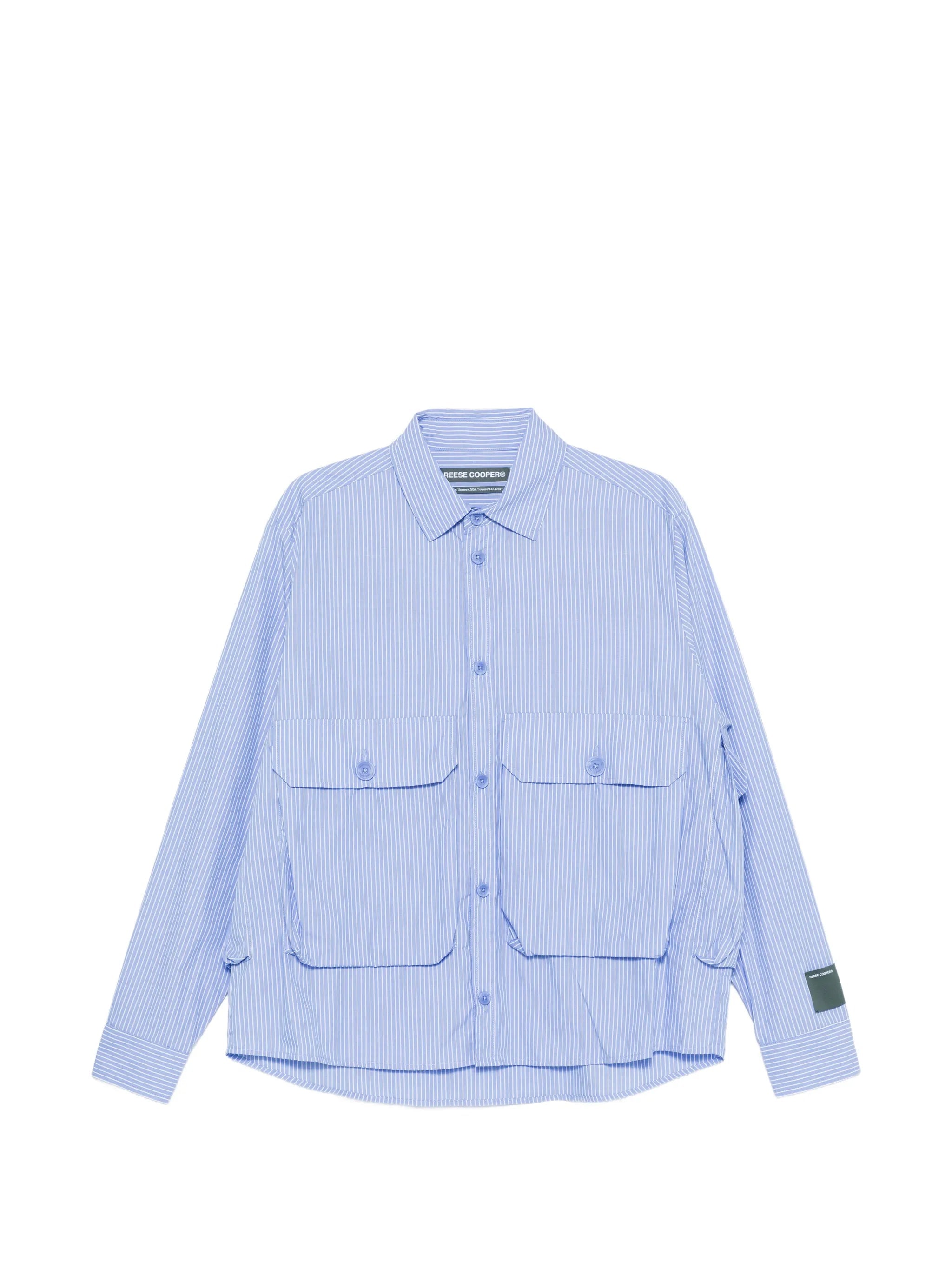 Reese Cooper striped cotton shirt