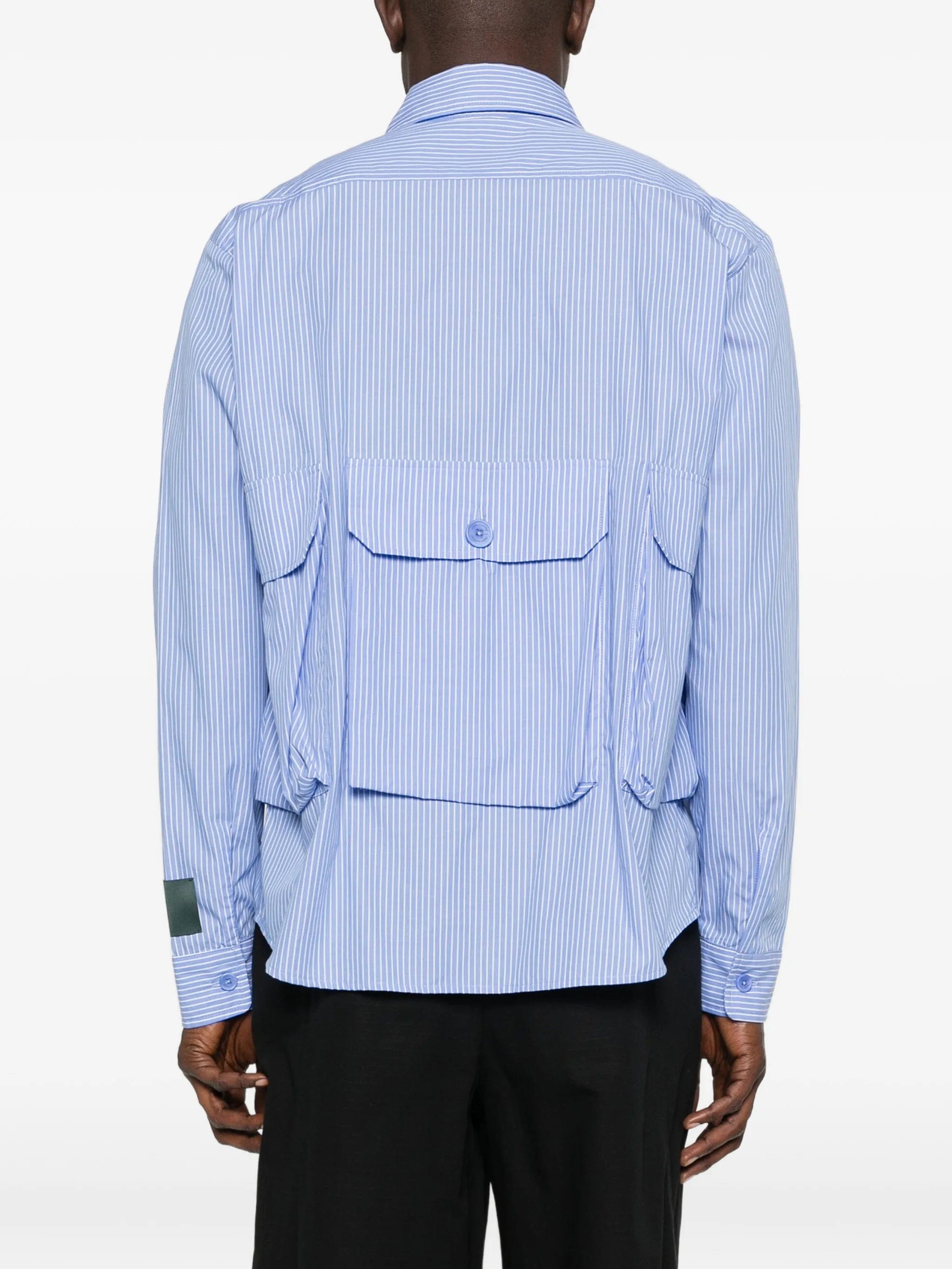 Reese Cooper striped cotton shirt