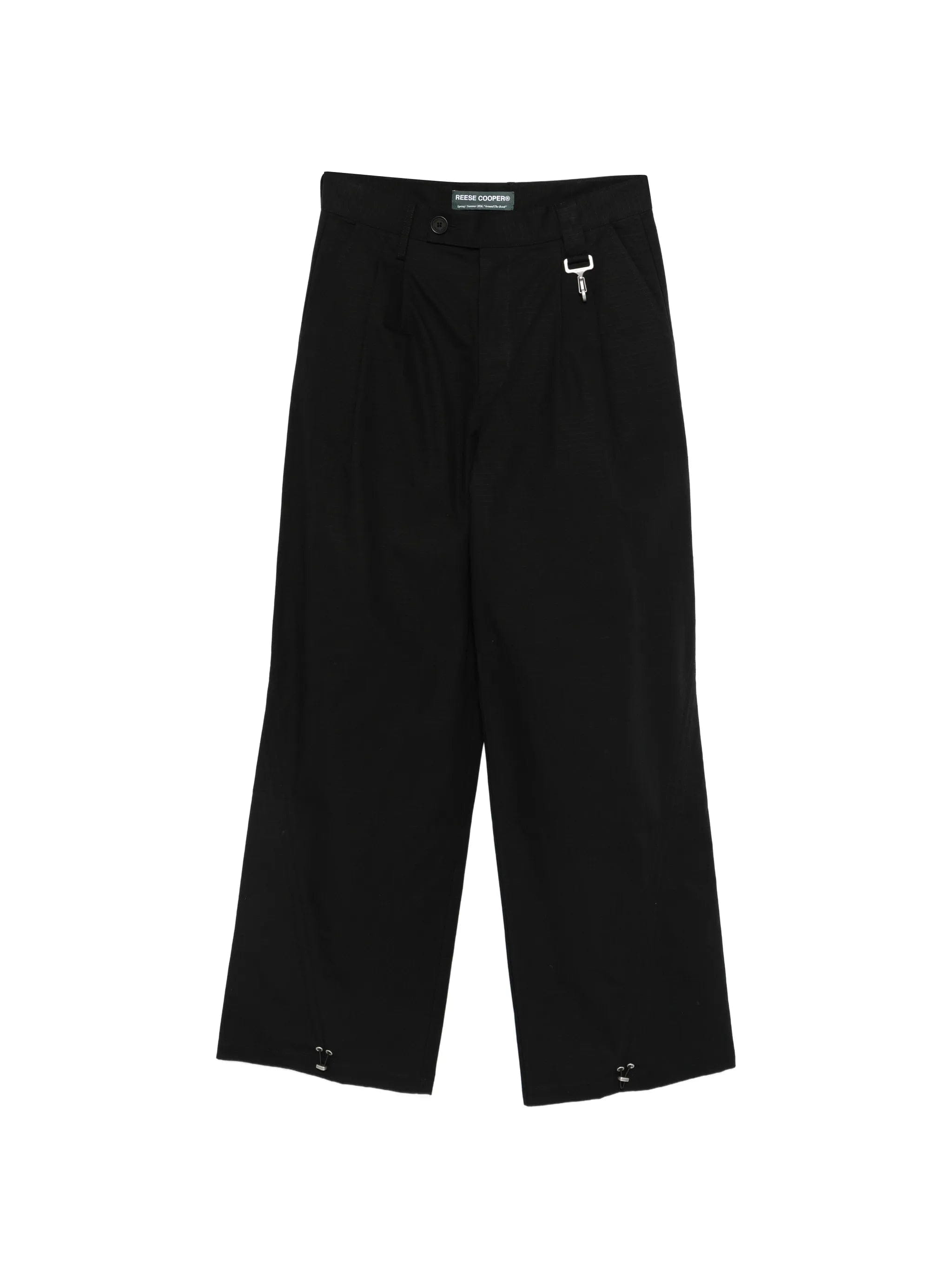 Reese Cooper pleated ripstop trousers