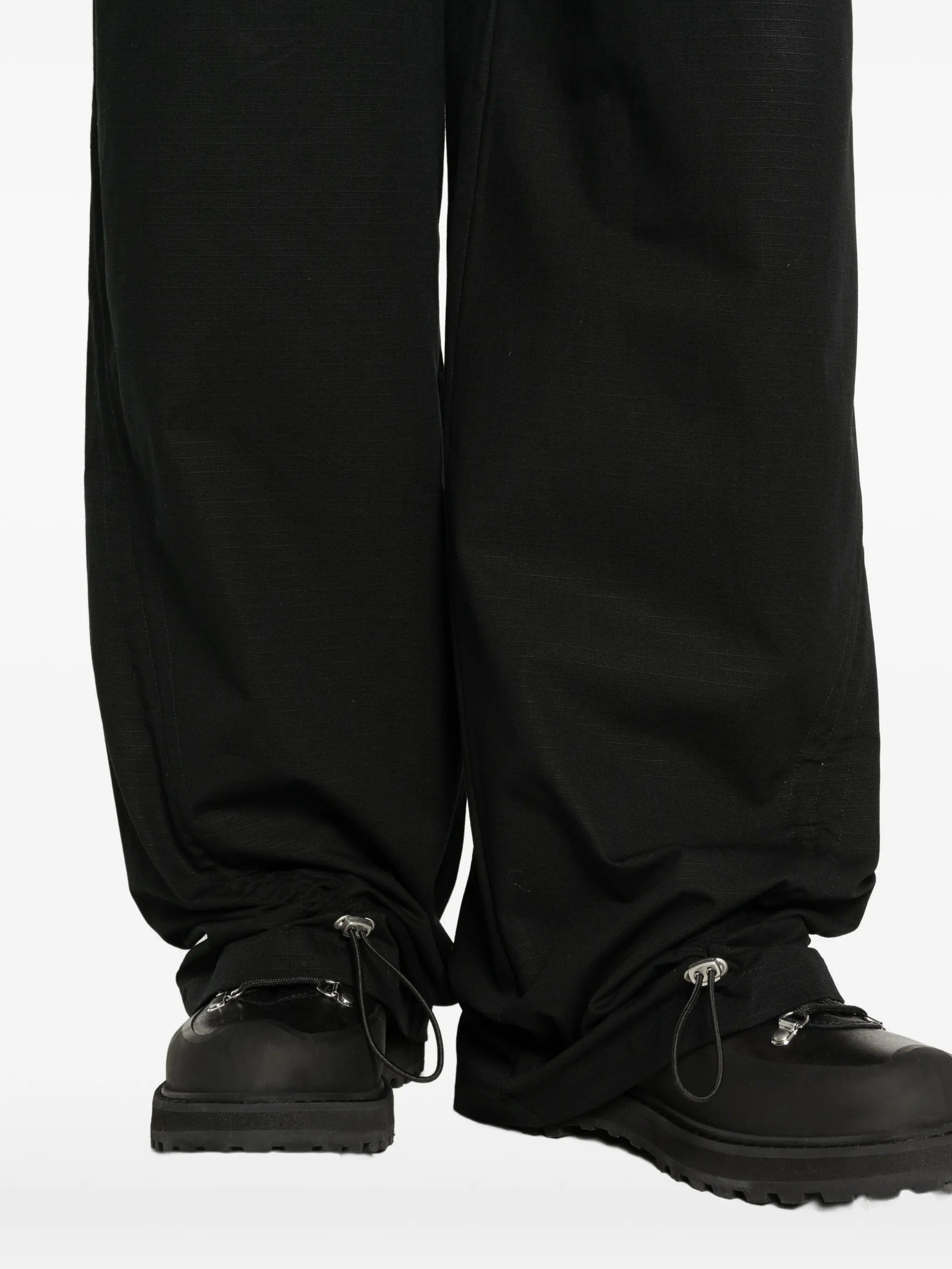 Reese Cooper pleated ripstop trousers