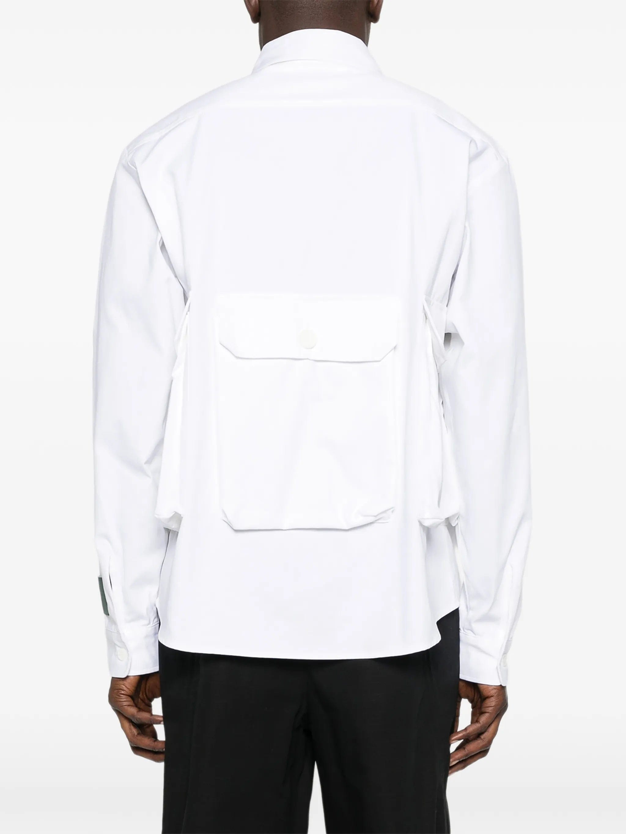 Reese Cooper cargo button cotton shirt